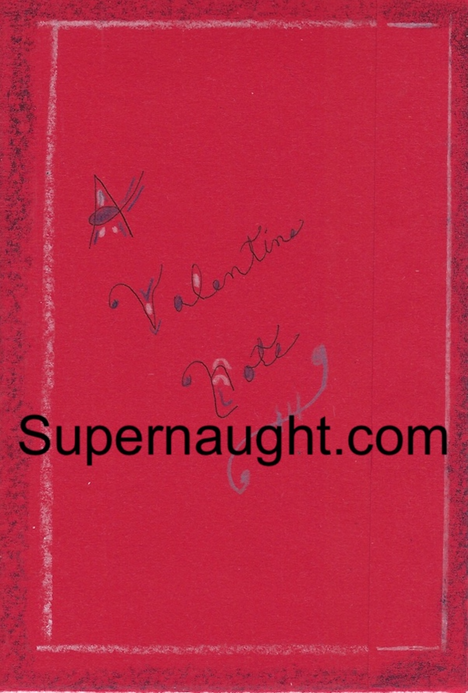 Dennis Rader BTK Handmade Valentine's Day Card Signed 3 Times