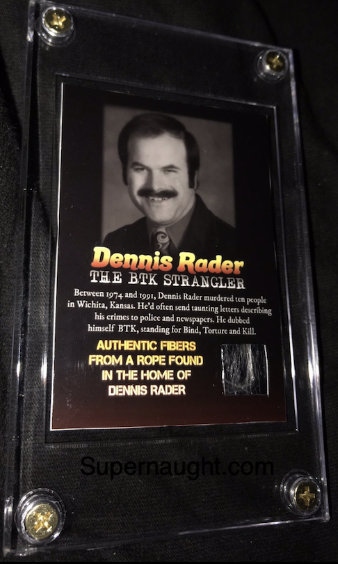 Dennis Rader BTK Rope Collector Card