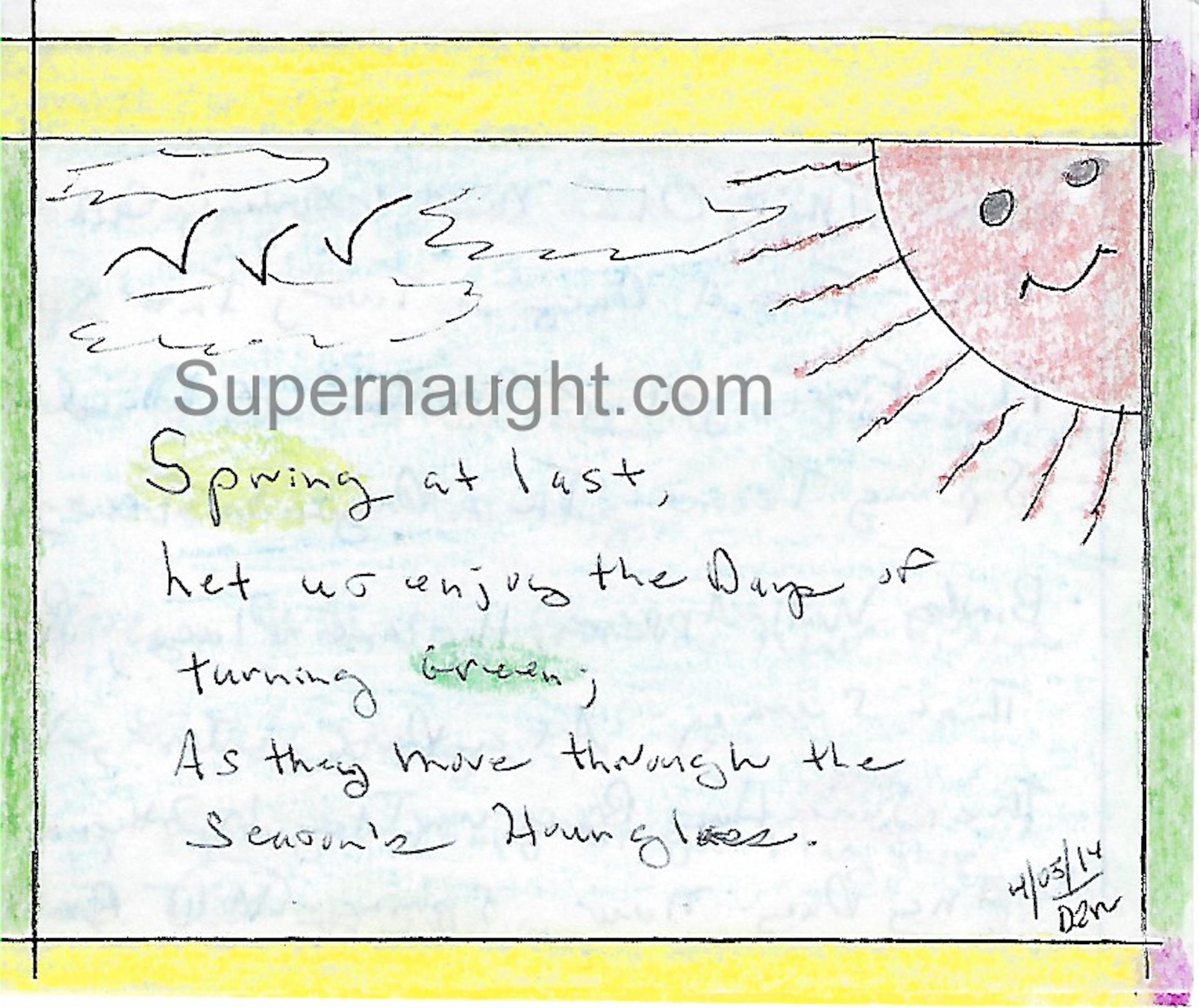 Dennis Rader BTK Signed Spring Greeting Card Artwork image 2