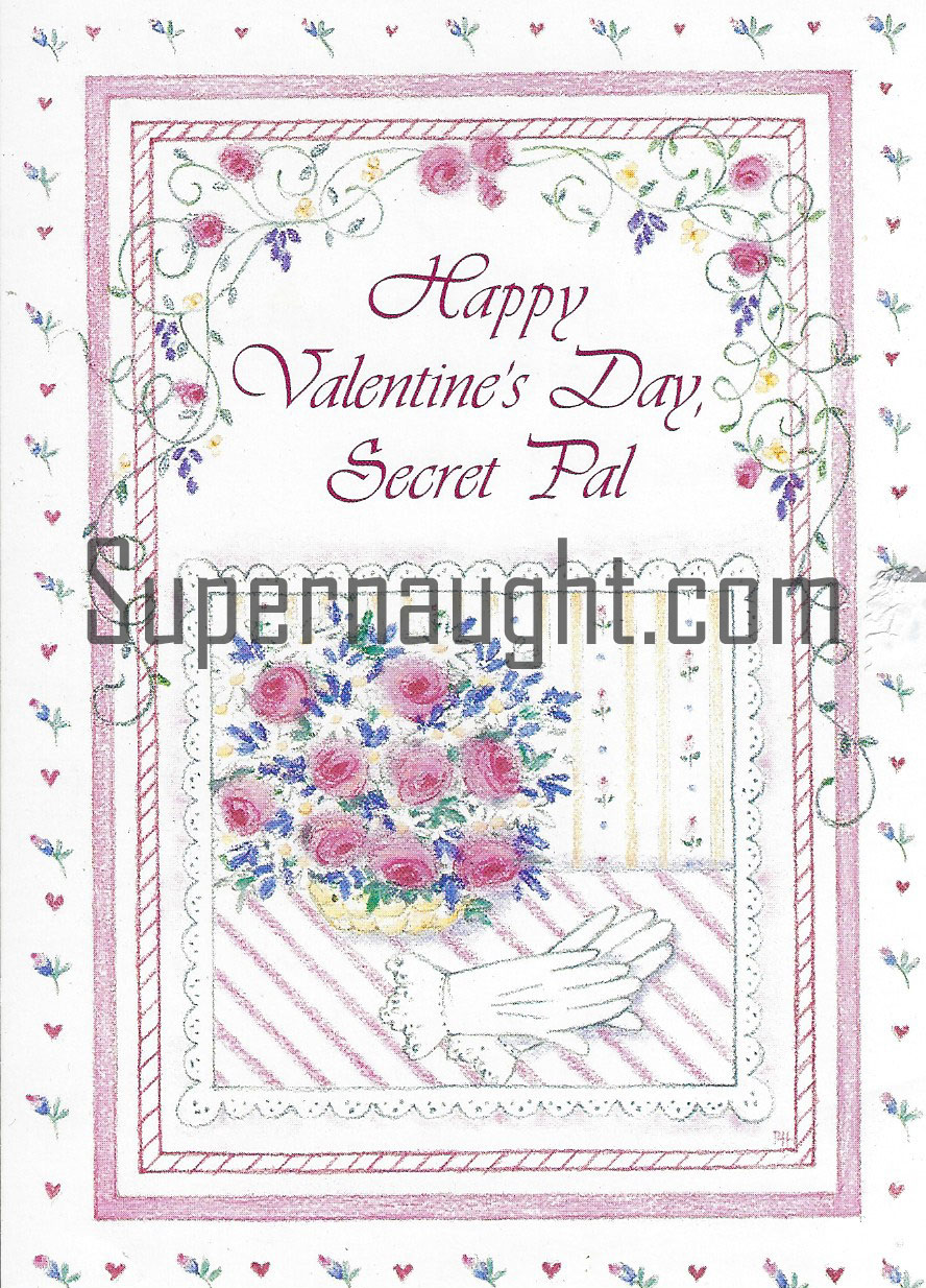 Dennis Rader BTK Valentine's Card With Hand Drawn Secret Pal Art Signed image 3