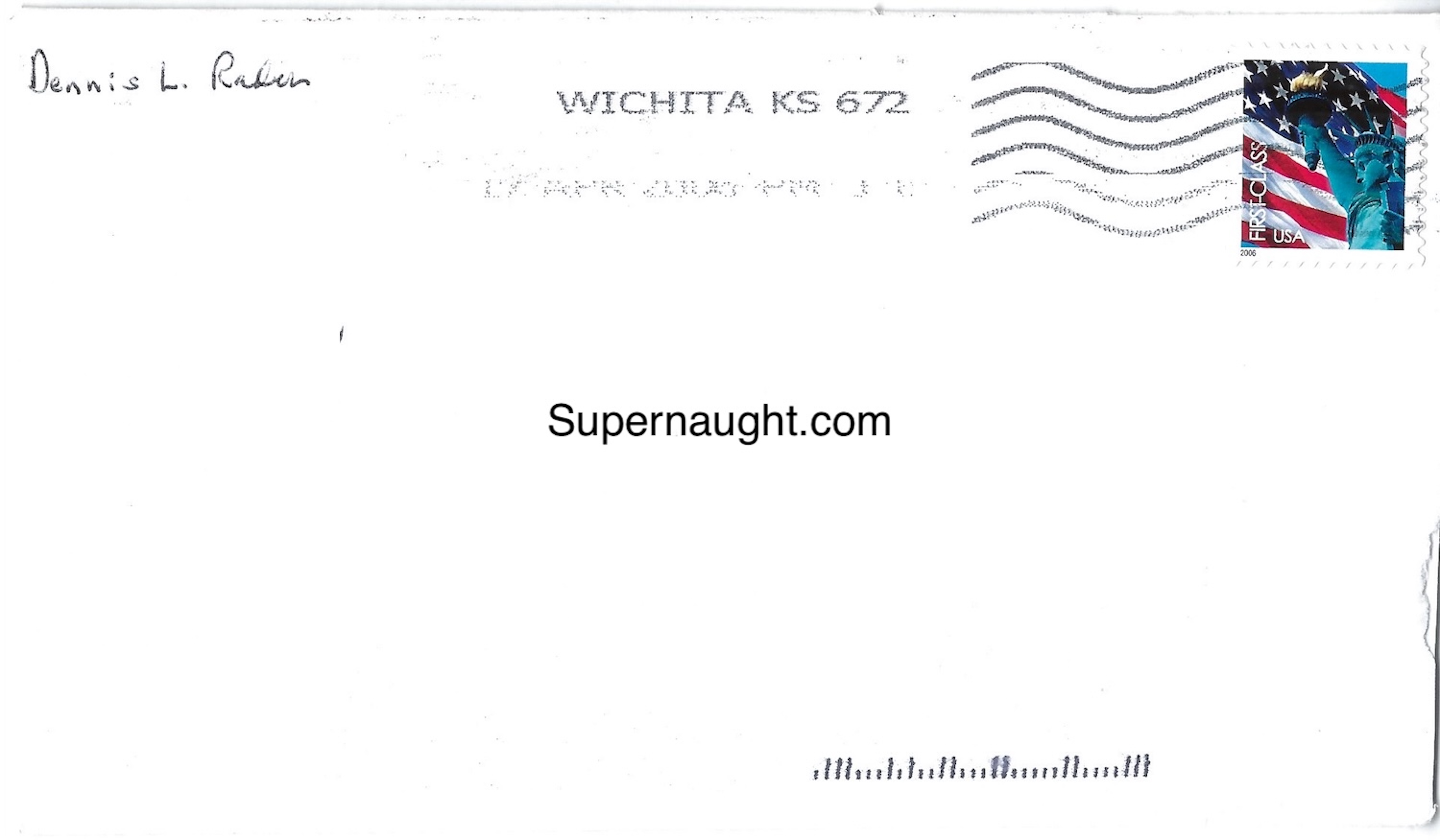 Dennis Rader Easter Card Artwork and Envelope Signed image 3