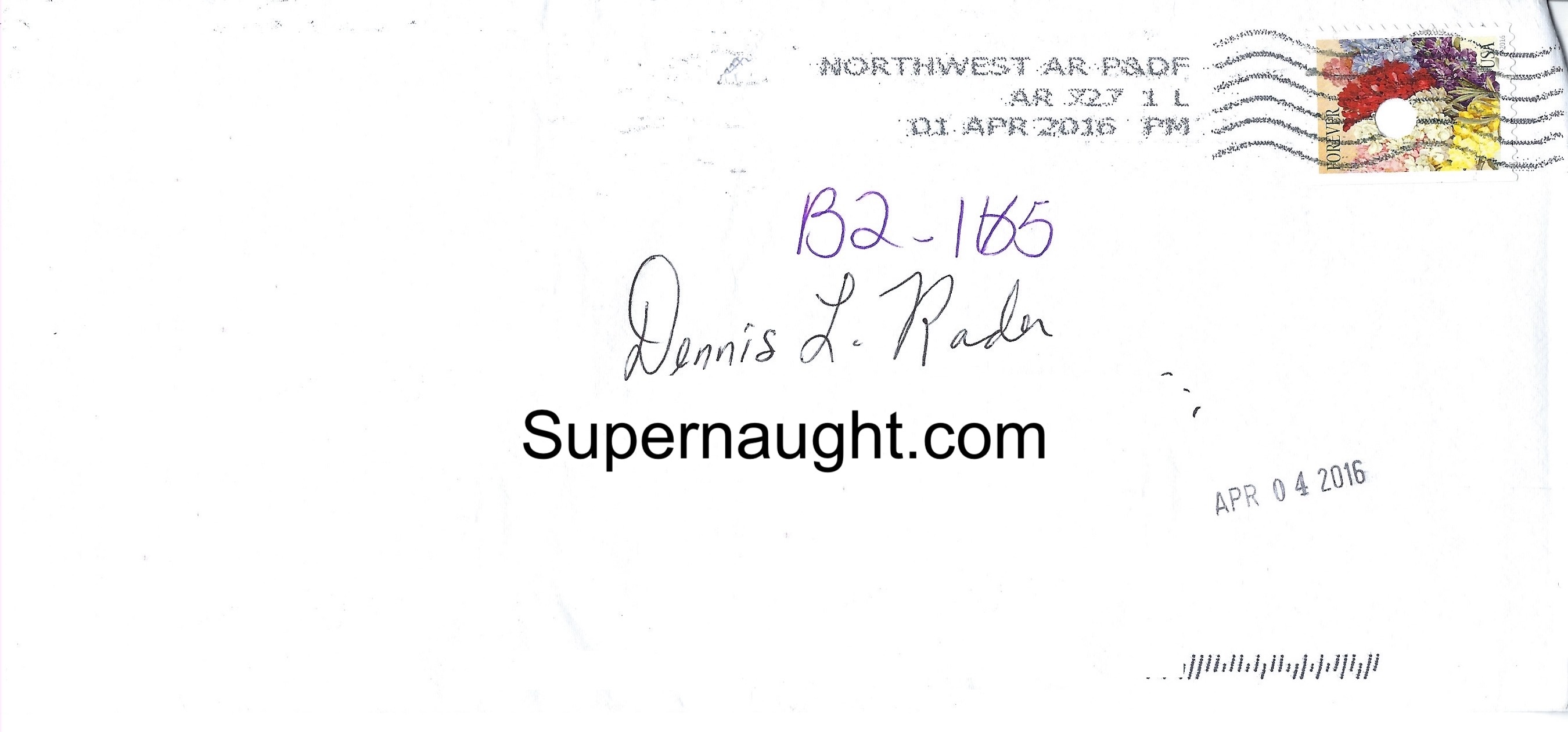 Dennis Rader Envelope Received by BTK