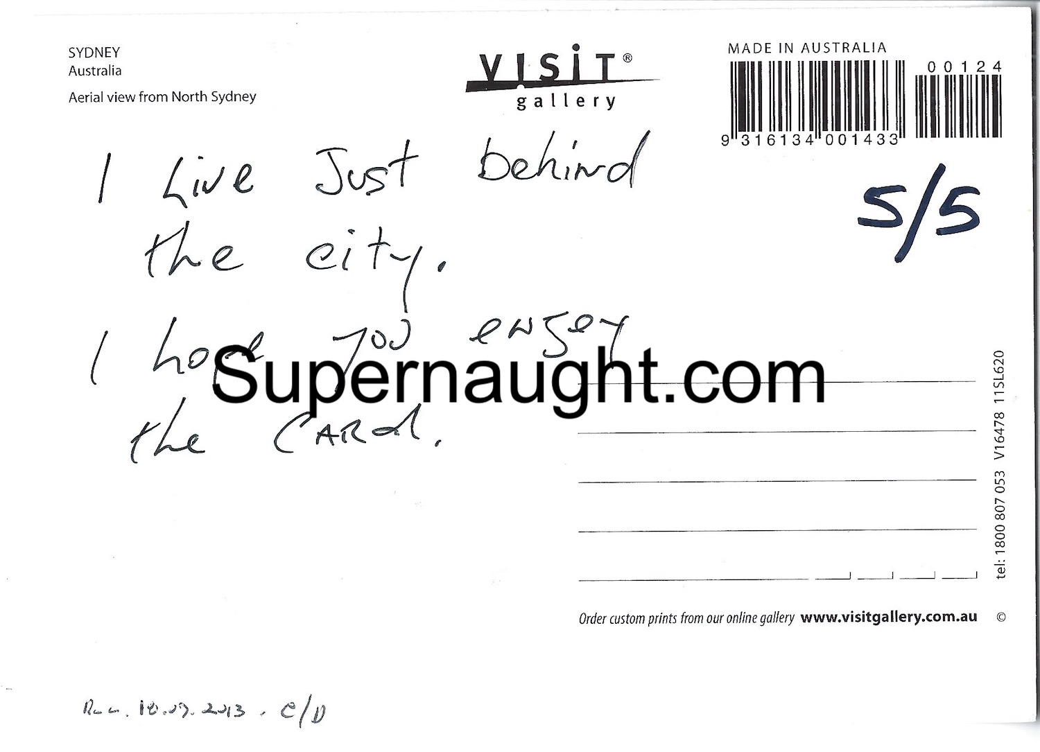 Dennis Rader Postcard Sent to BTK image 2