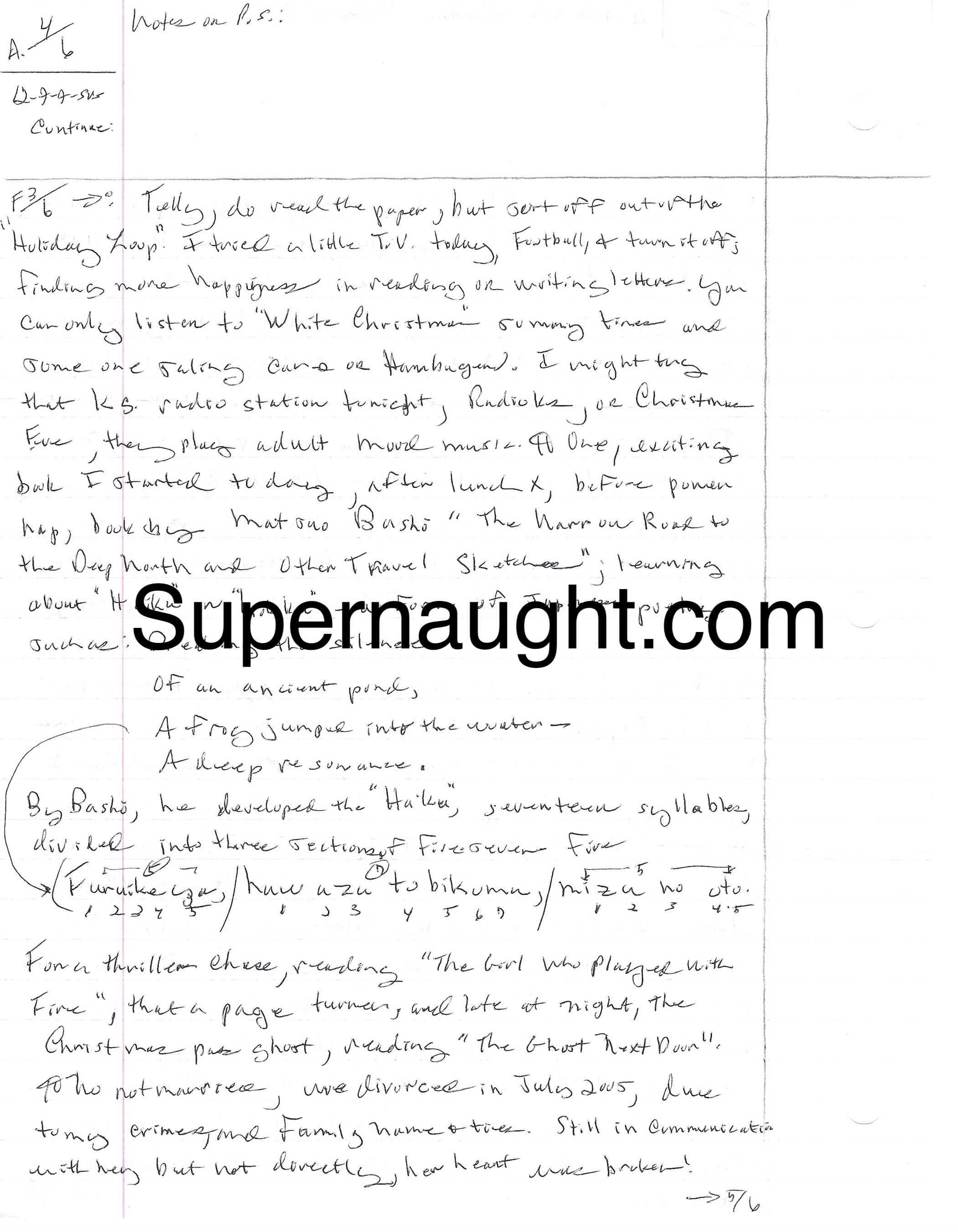 Dennis Rader Six Page Letter Christmas Tree Art and Envelope Both Signed image 4