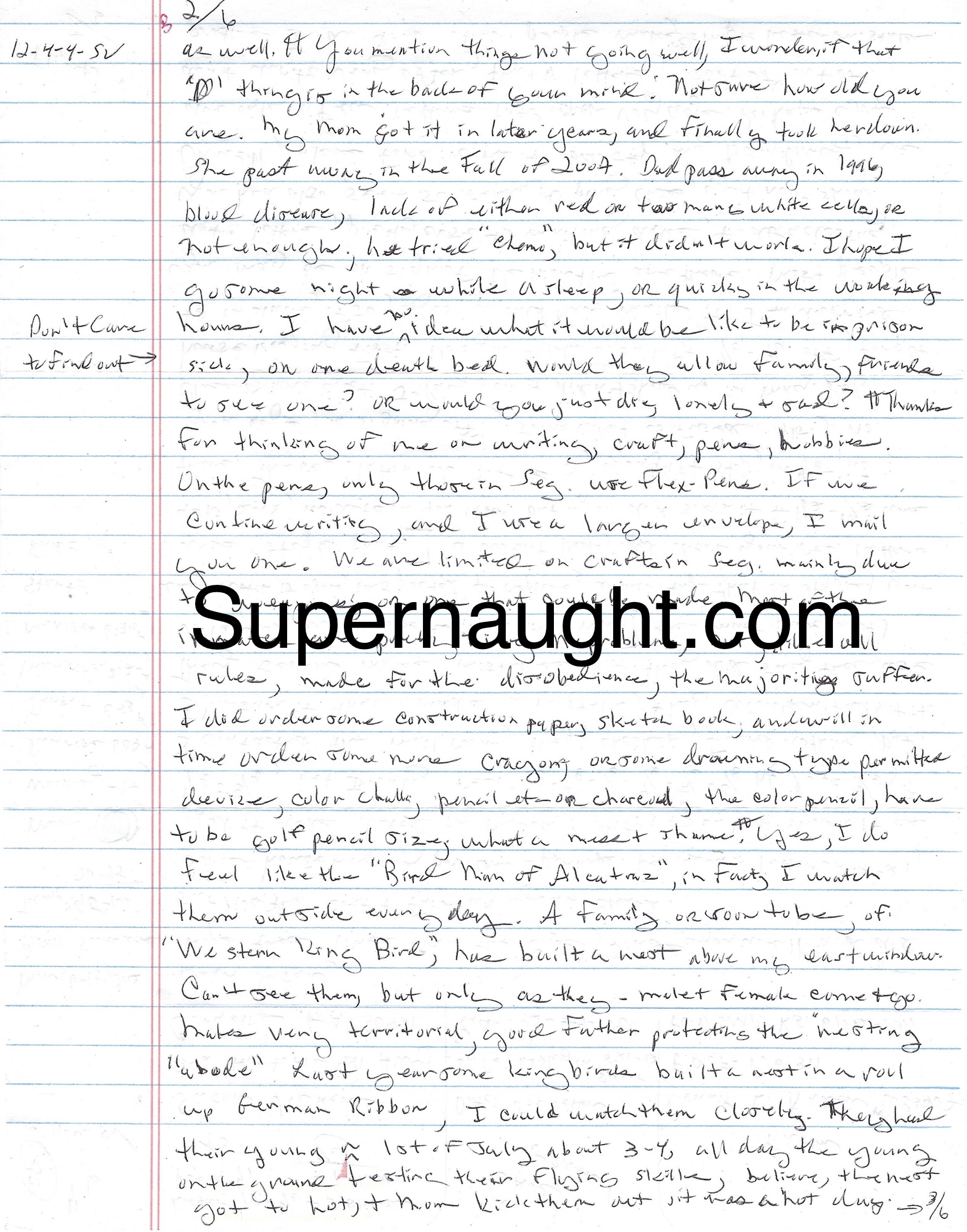 Dennis Rader Six Page Letter Signed image 2