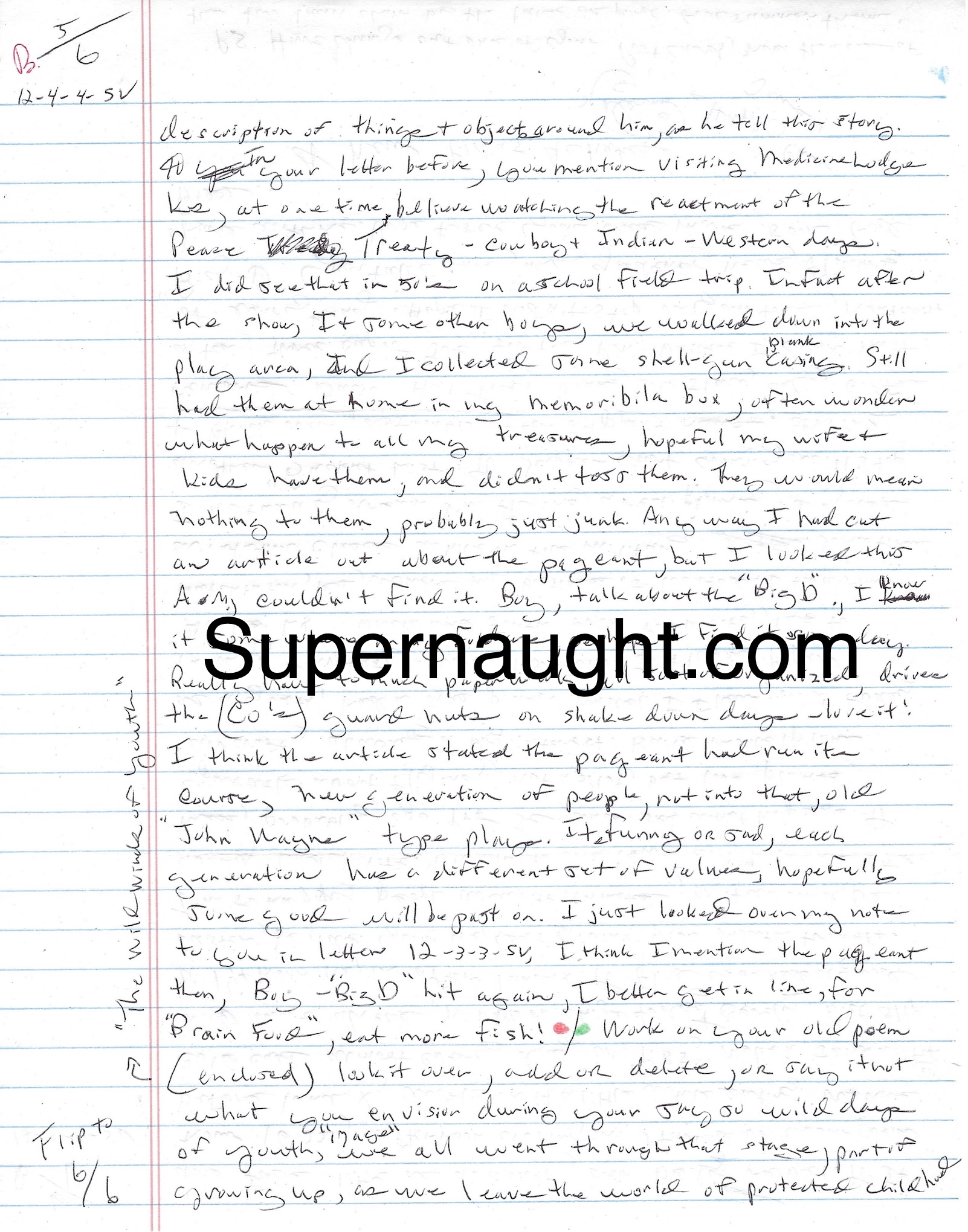 Dennis Rader Six Page Letter Signed image 5