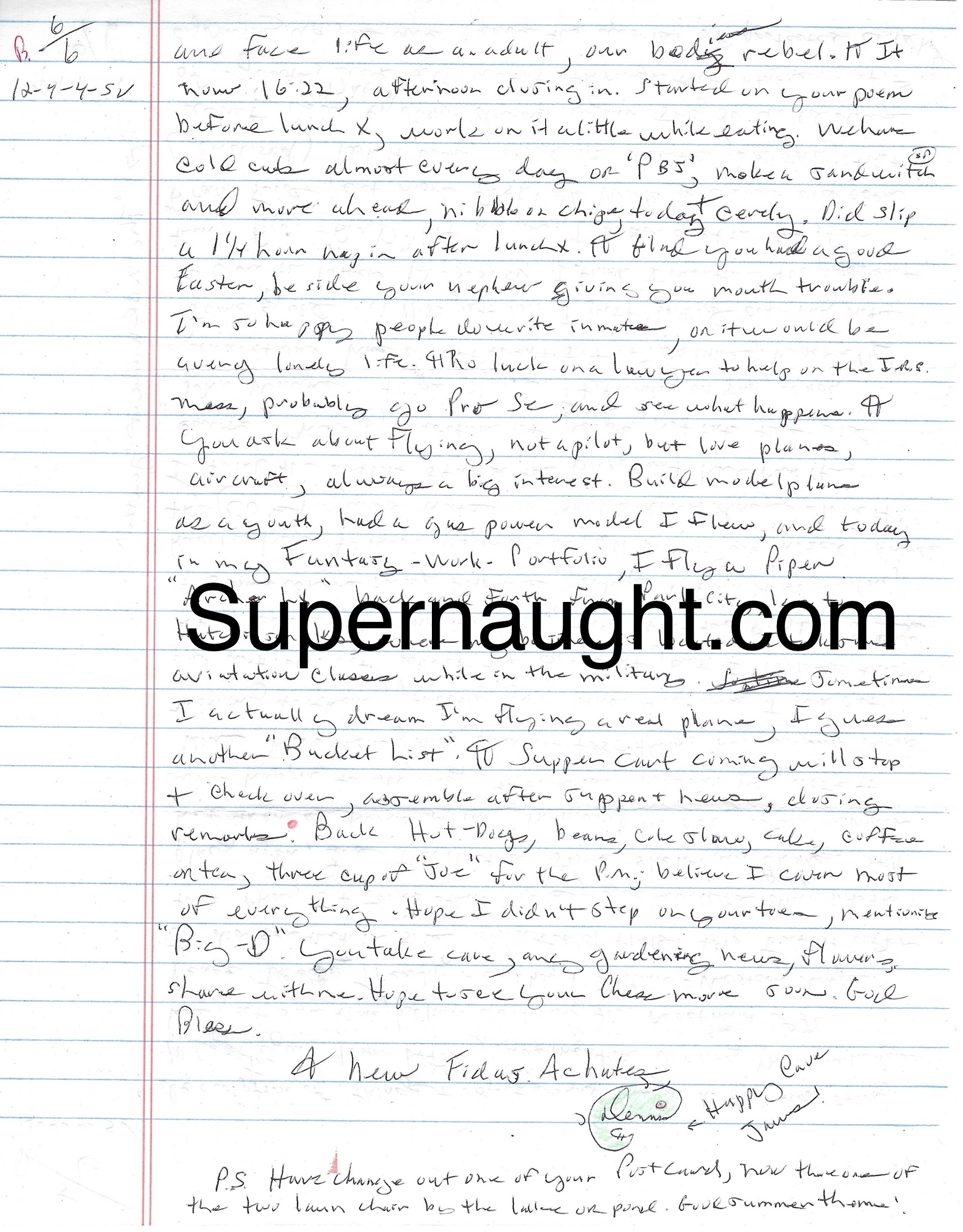 Dennis Rader Six Page Letter Signed image 6