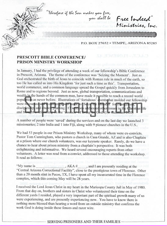 Dennis Rice Signed Newsletter Deceased Manson Family image 2