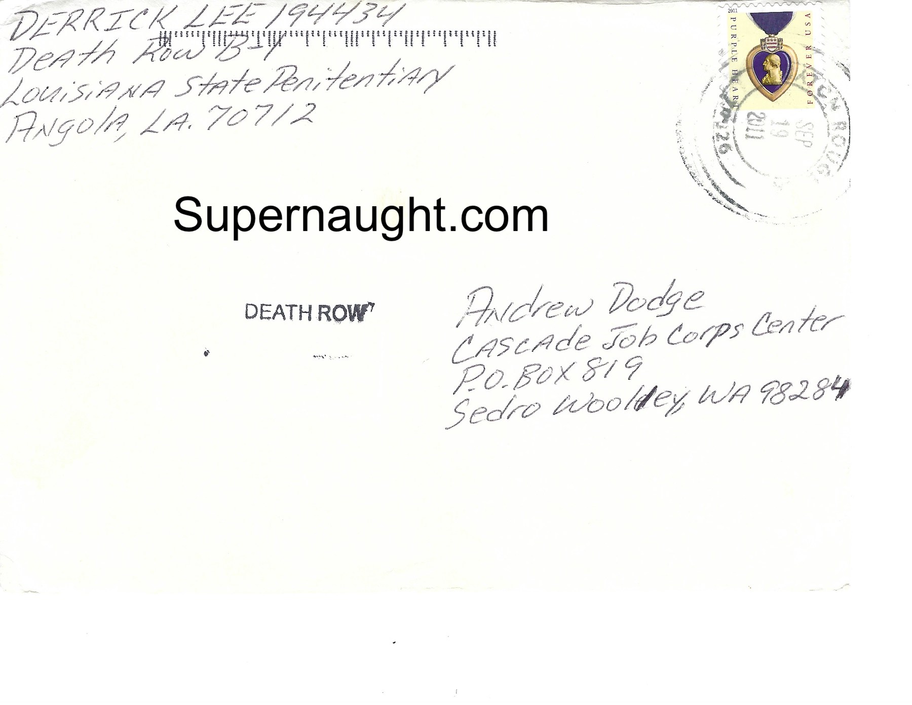 Derrick Lee Letter and Envelope Set Signed image 3