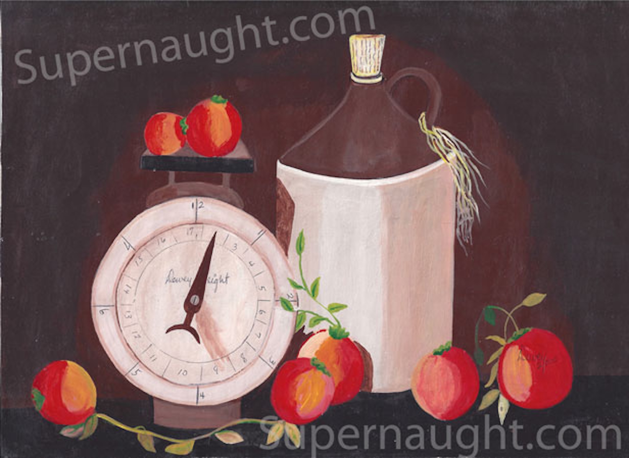 Dewey Moore Painting Signed