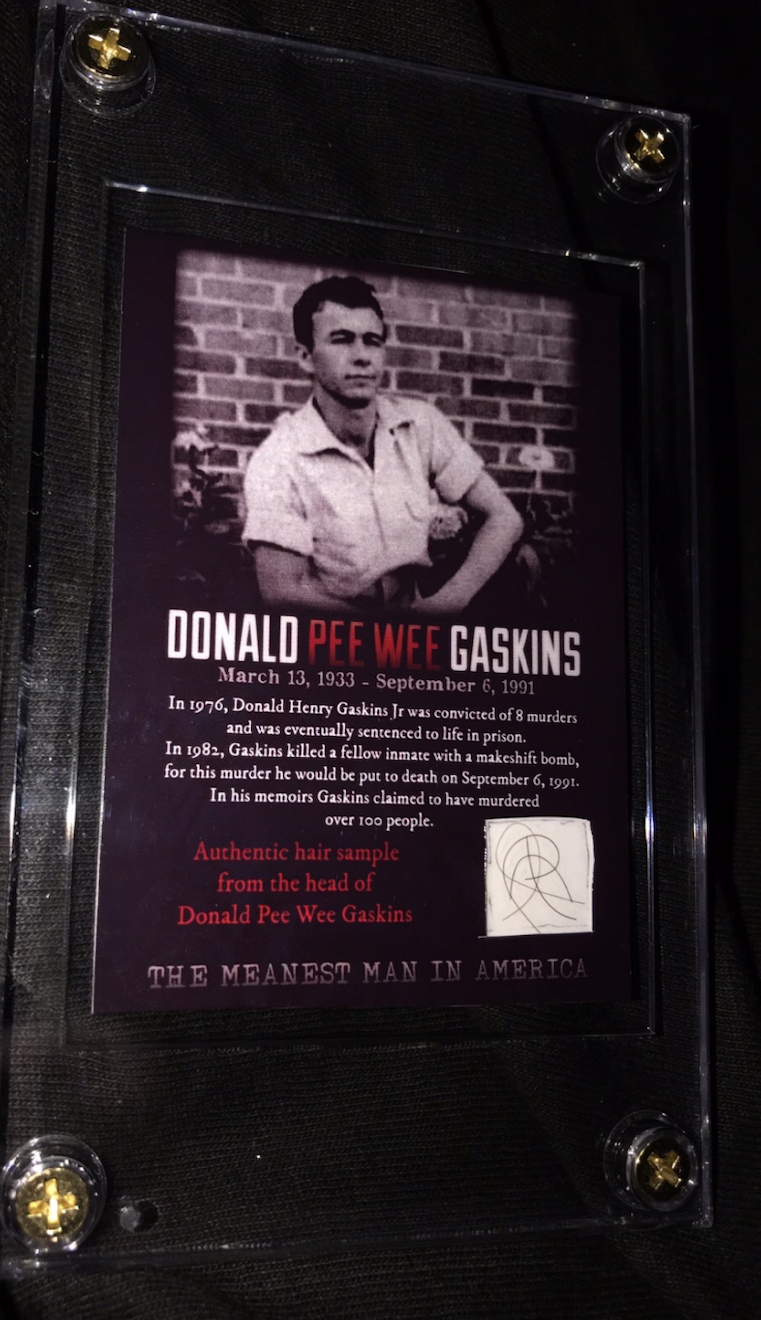 Donald Pee Wee Gaskins Hair Collector Card