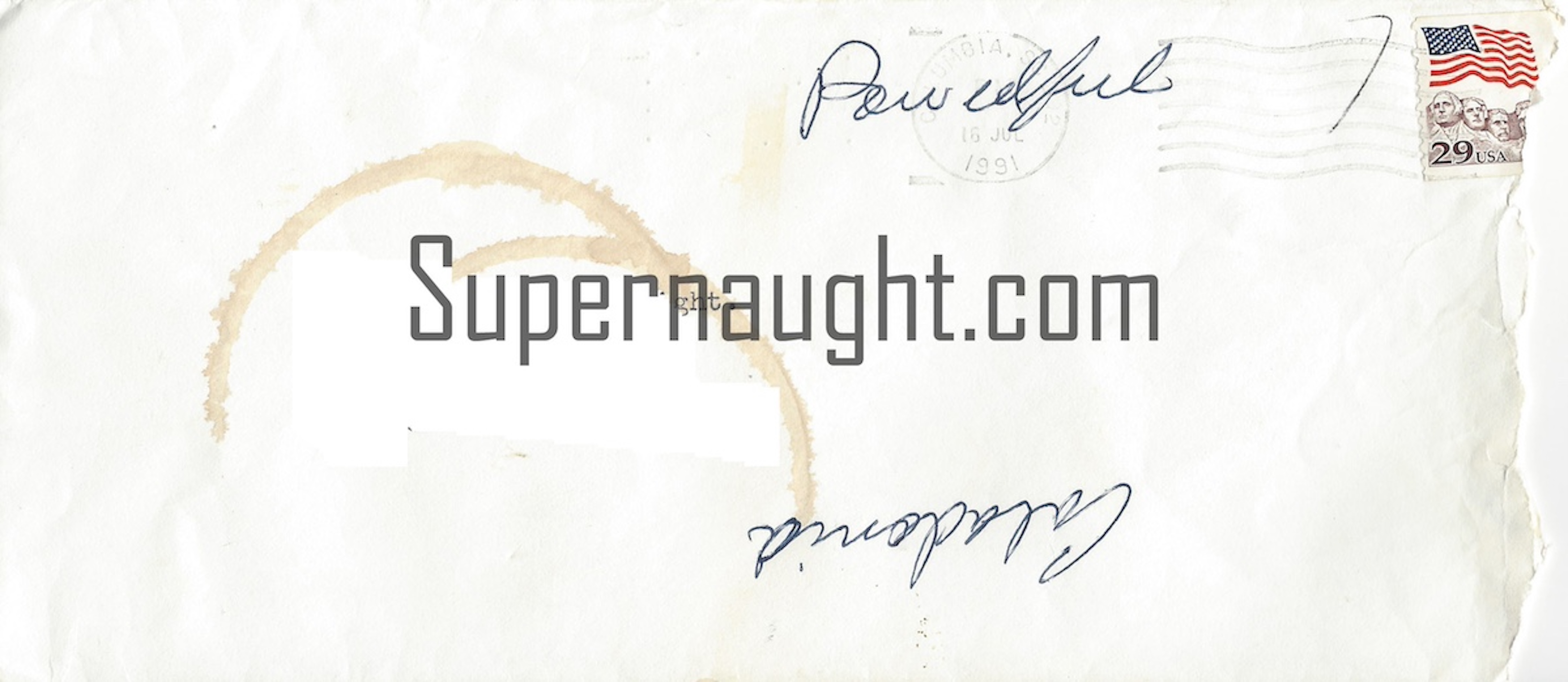 Donald Pee Wee Gaskins Signed Letter With Envelope Set image 2