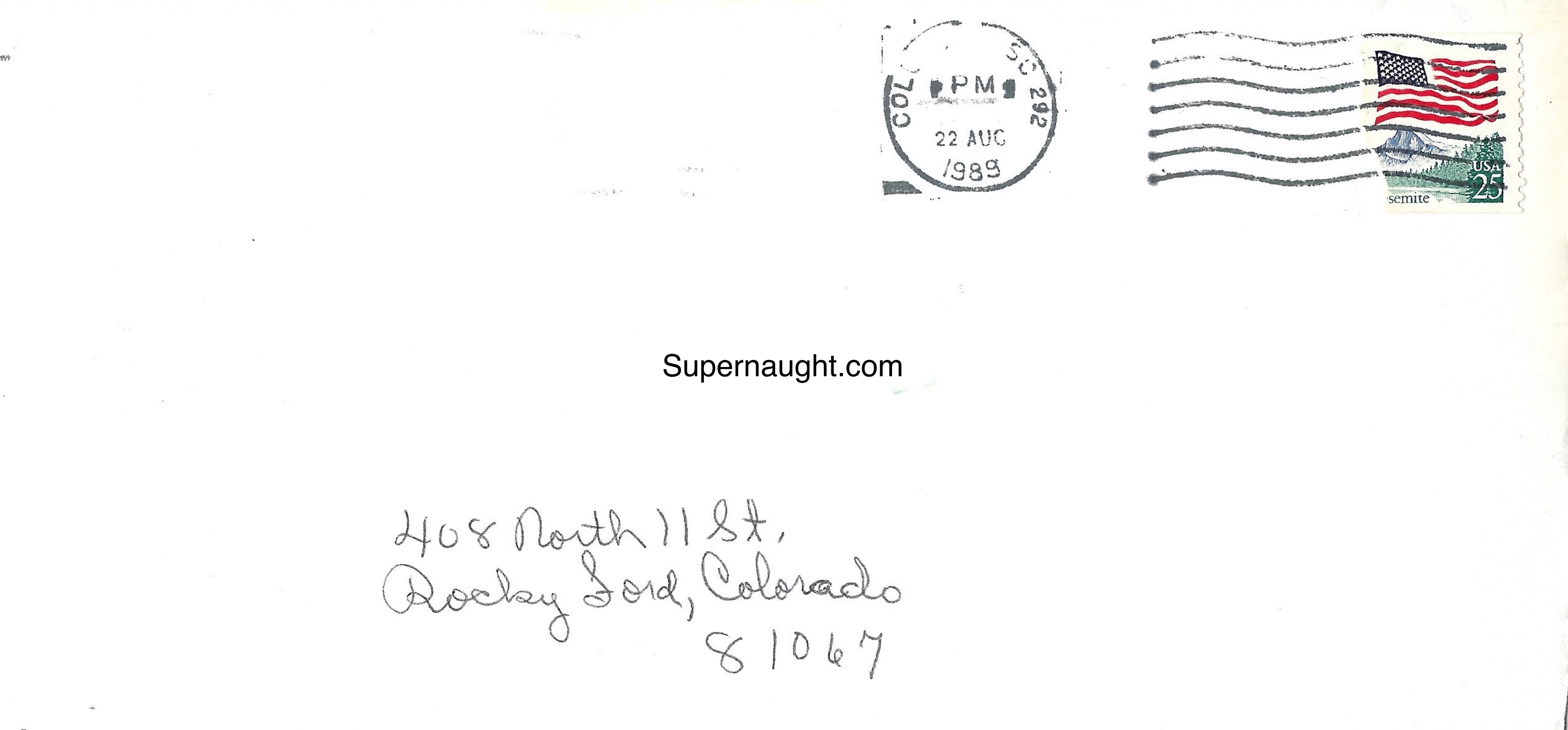 Donald PeeWee Gaskins Signed Letter with Envelope image 5