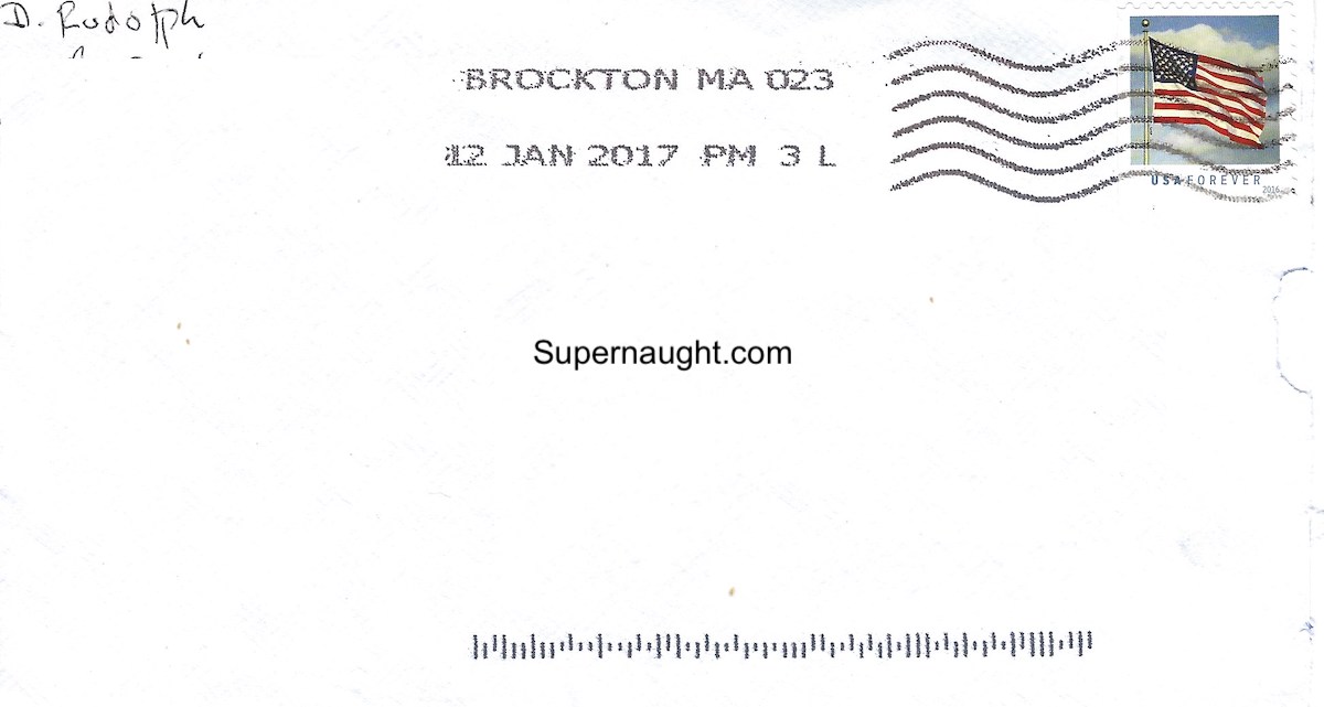 Donald Rudolph Letter and Envelope Set Both Signed image 3
