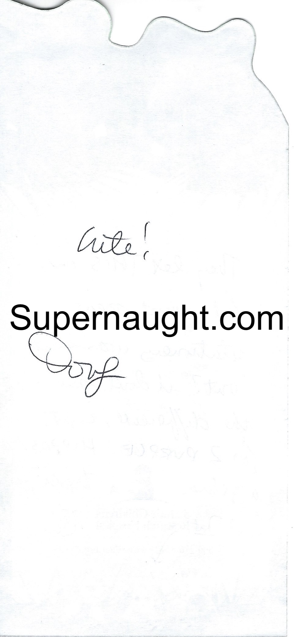Douglas Clark Letter and Note Both Signed With Envelope image 4