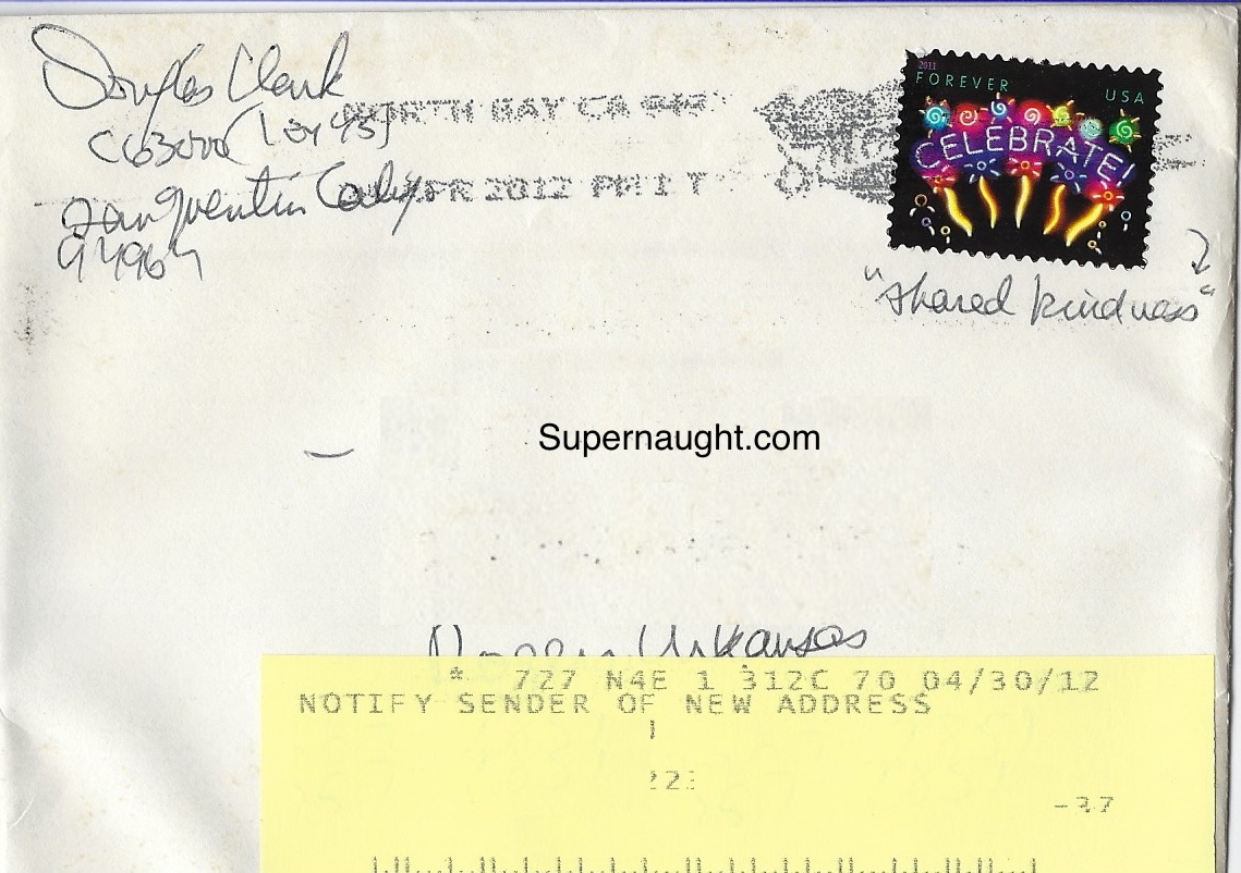 Douglas Clark Signed Card and Envelope Set Plus image 2