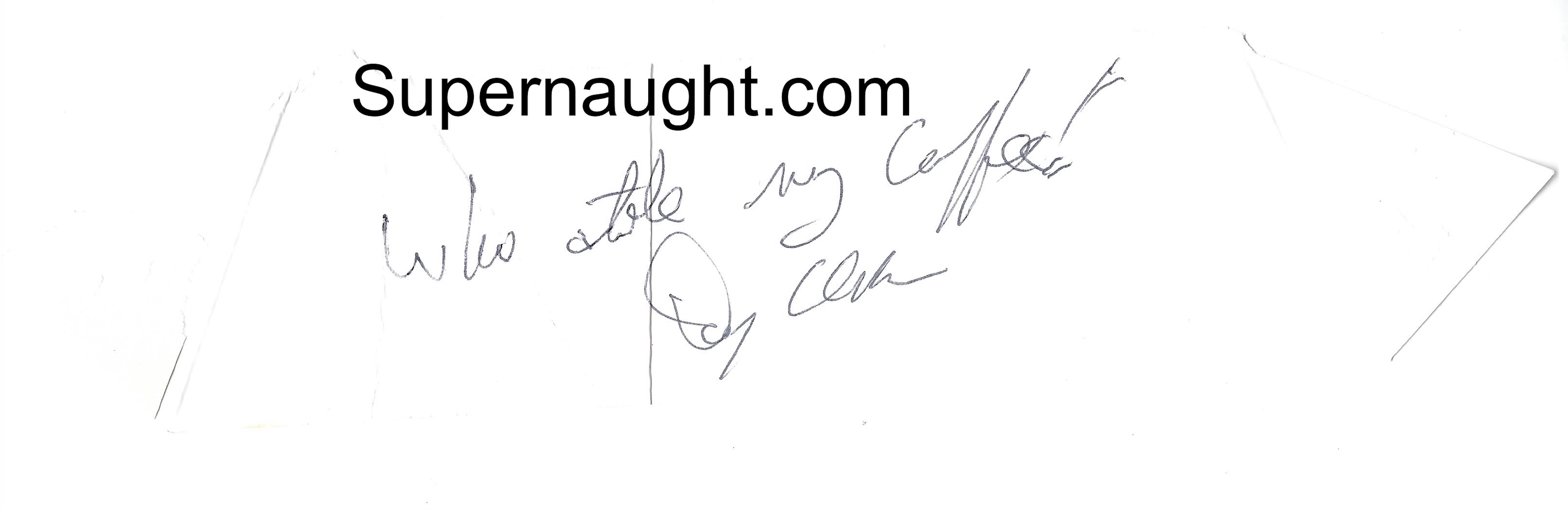 Douglas Clark Signed Finger Prints image 2