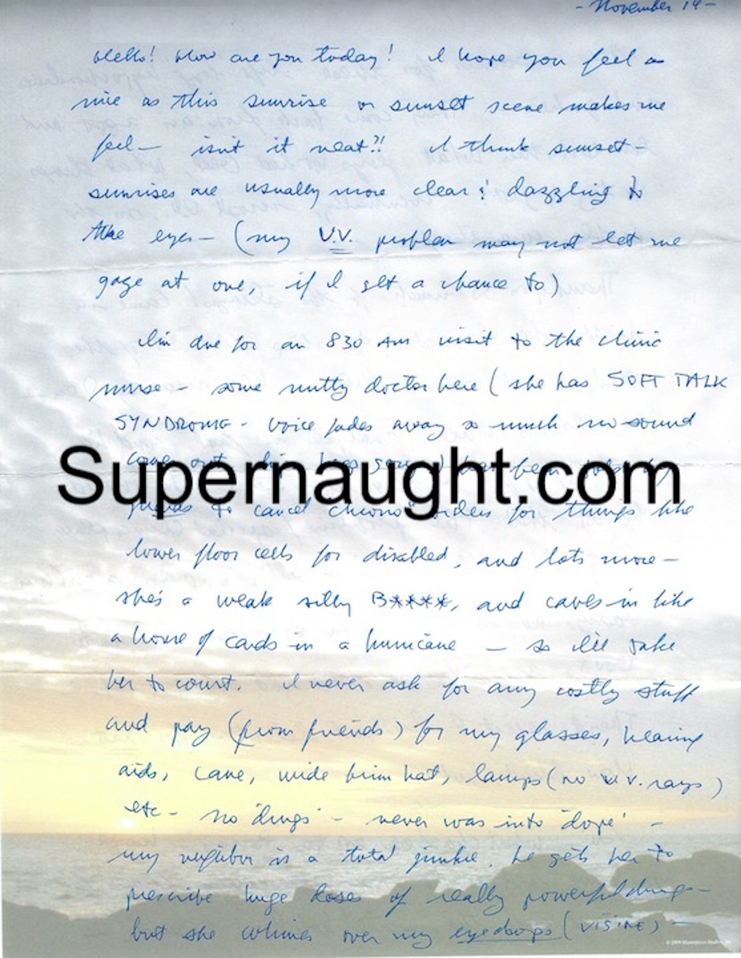 Douglas Clark Signed Letter With Envelope Set