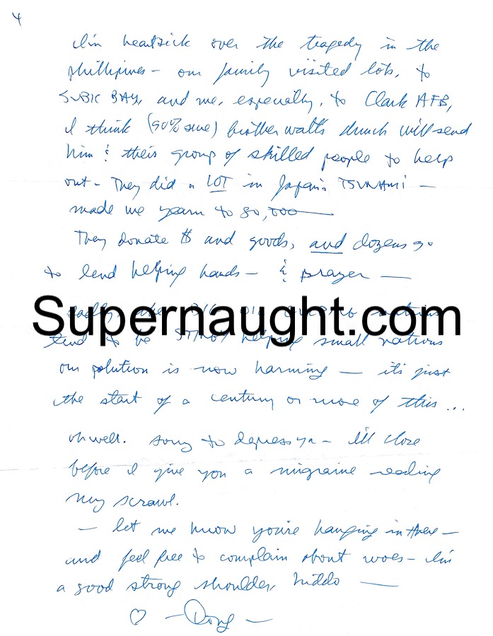 Douglas Clark Signed Letter With Envelope Set image 2