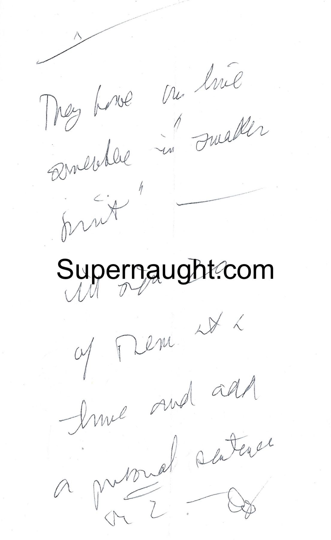 Douglas Clark Signed Photo and Note image 2
