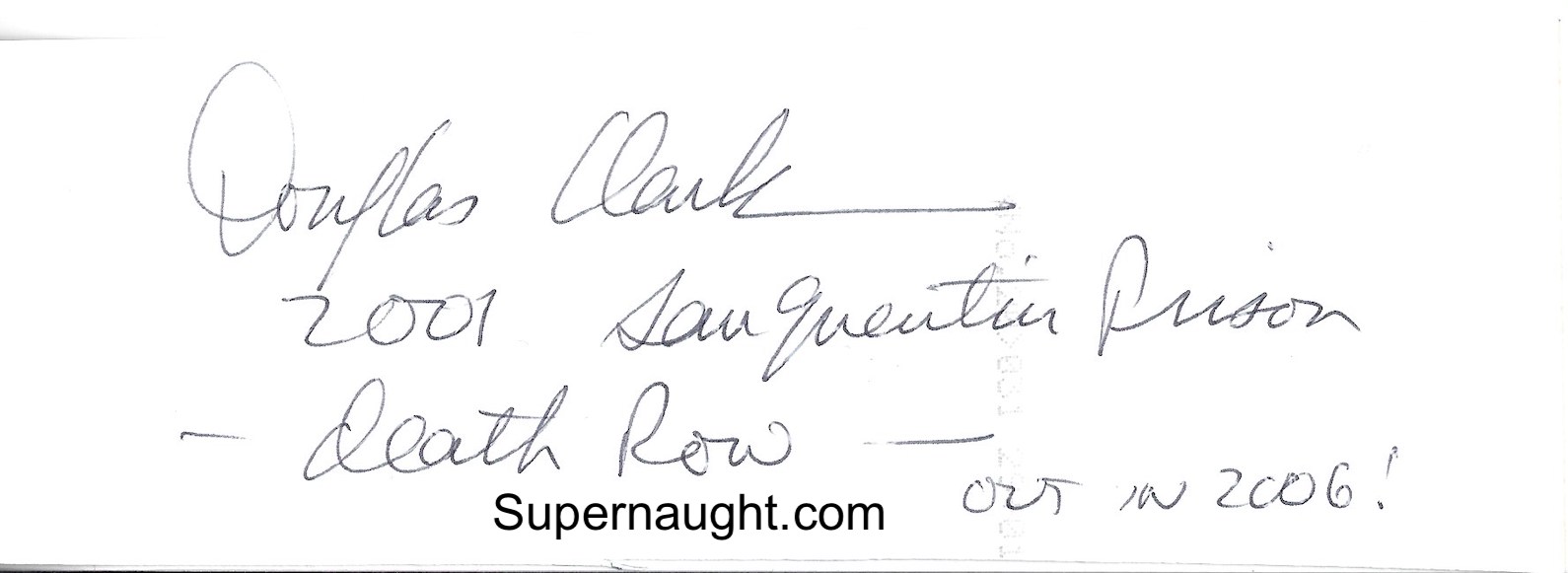 Douglas Clark Signed Yard Photo image 2