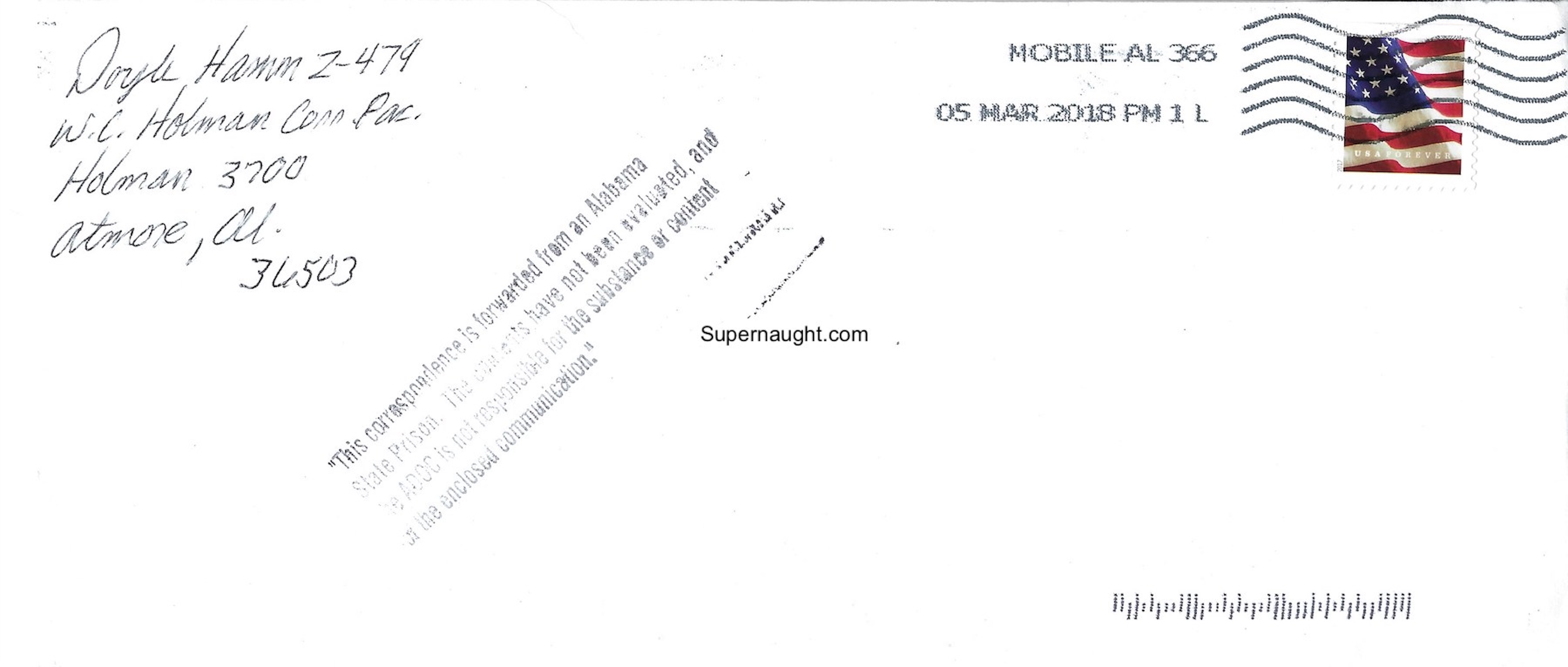 Doyle Hamm Letter and Envelope Set Both Signed image 2