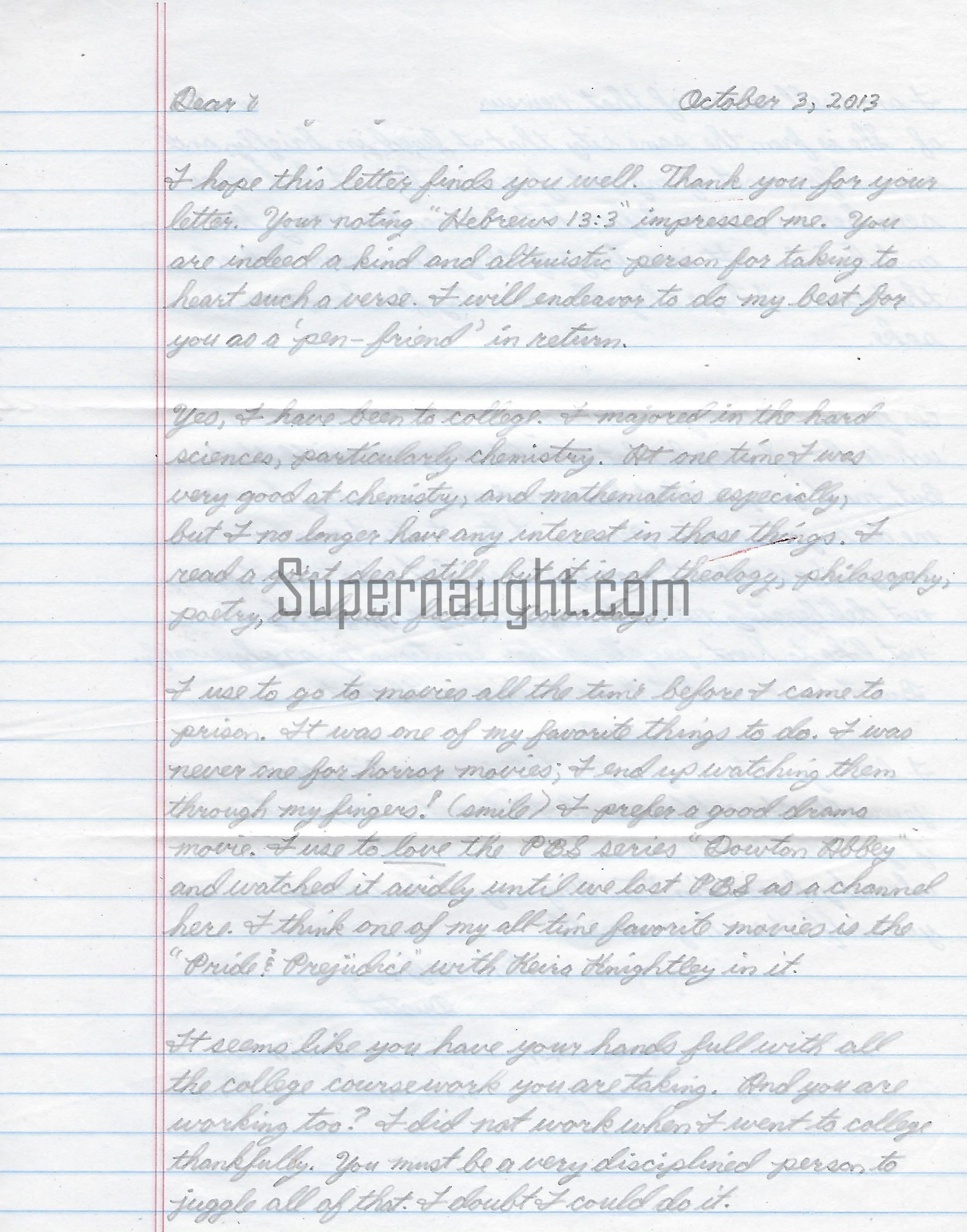 Dustin Honken Signed Letter and Envelope Set