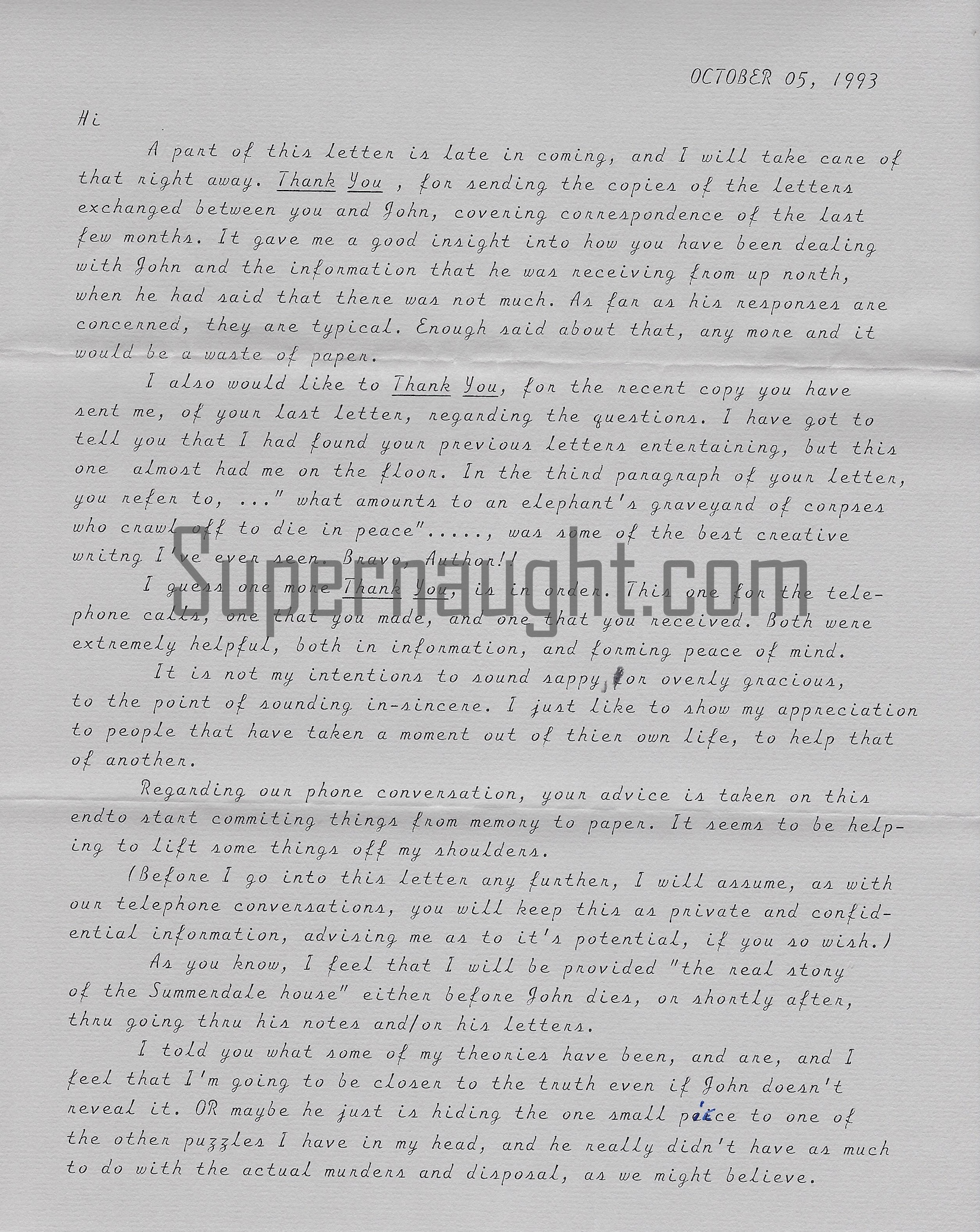Ed Kasper John Wayne Gacy Nephew Signed Letter Playboy Magazine image 2