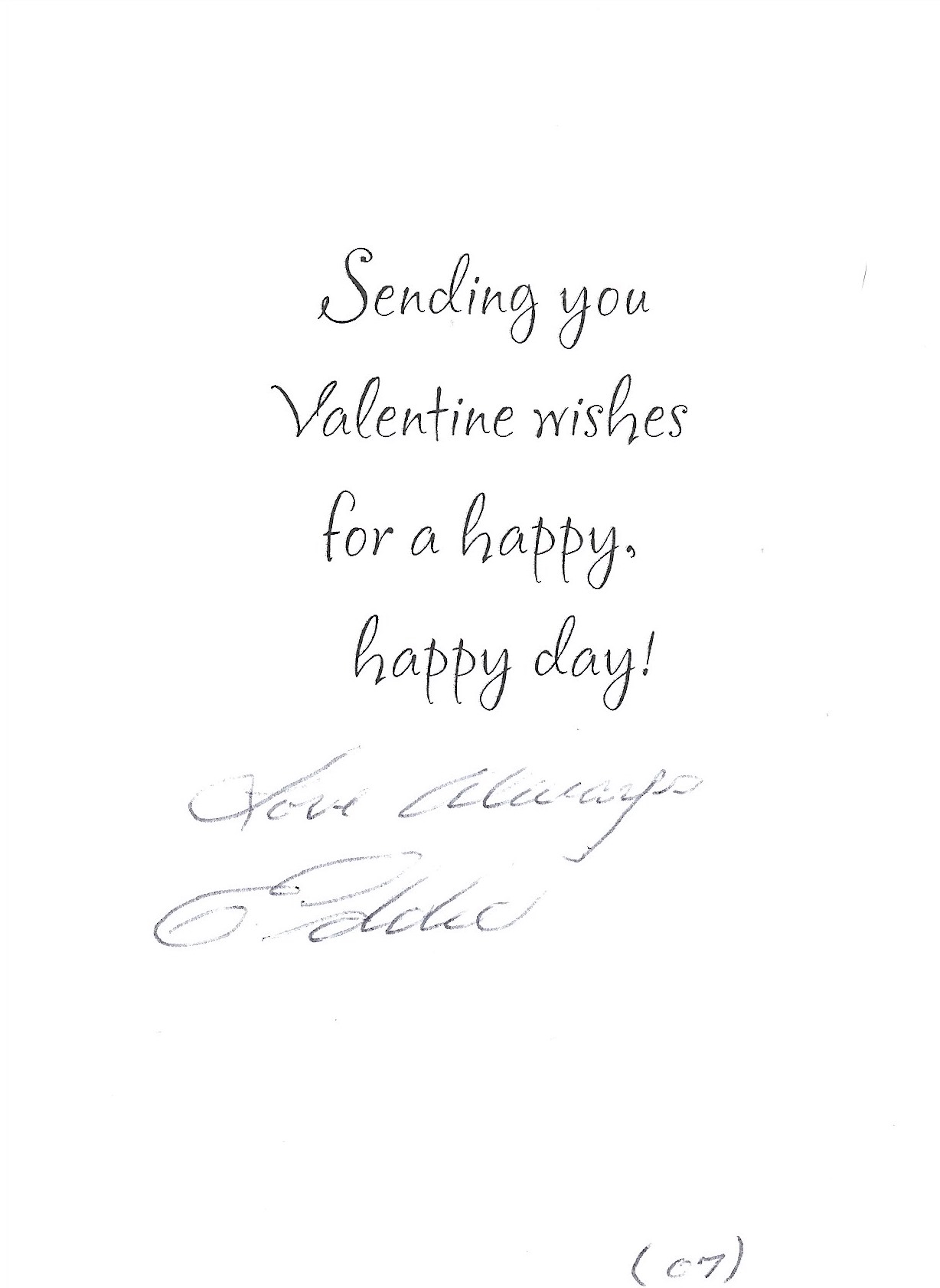 Eddie Lee Sexton Card and Envelope Set Both Signed