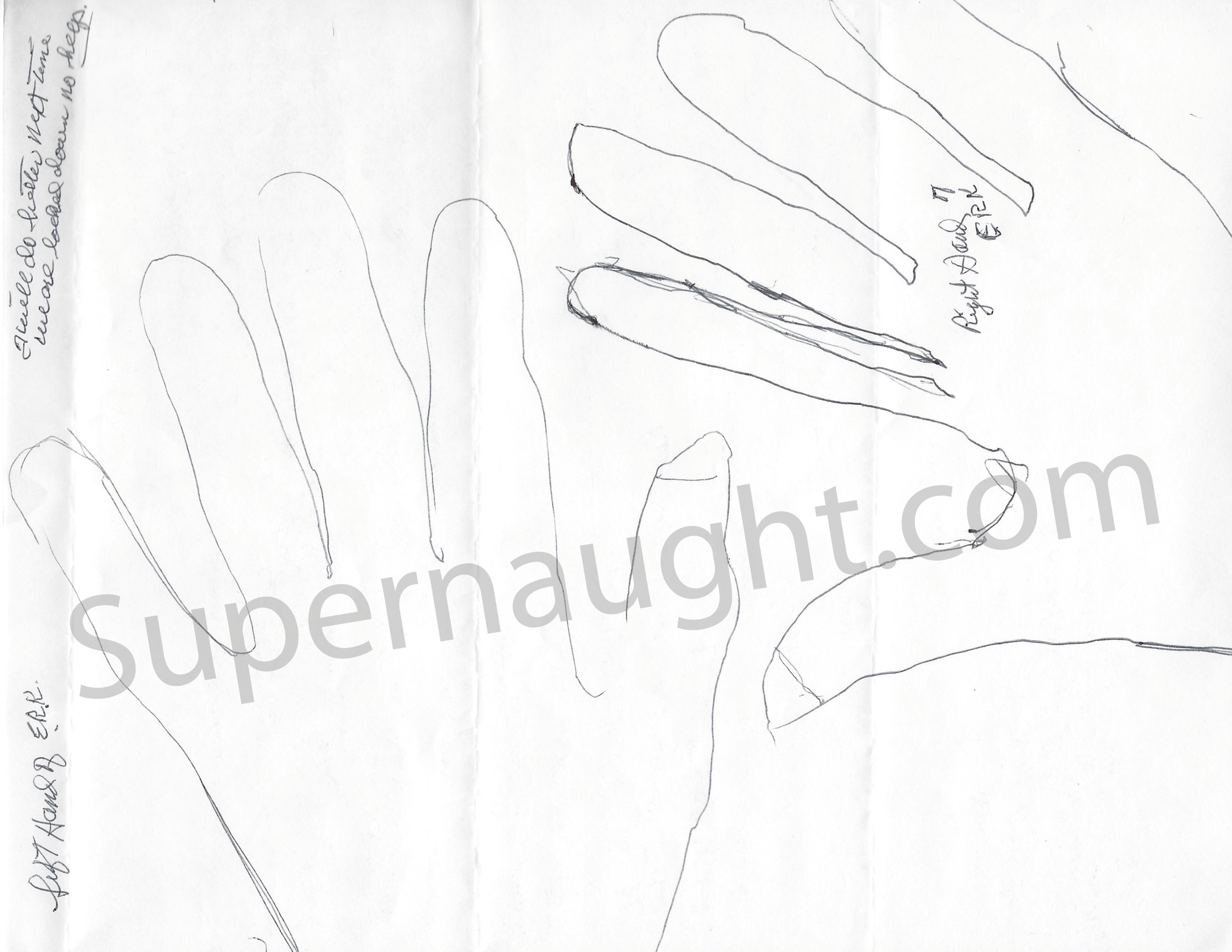 Edgar Ray Killen Hand Tracings Signed Mississippi Burning