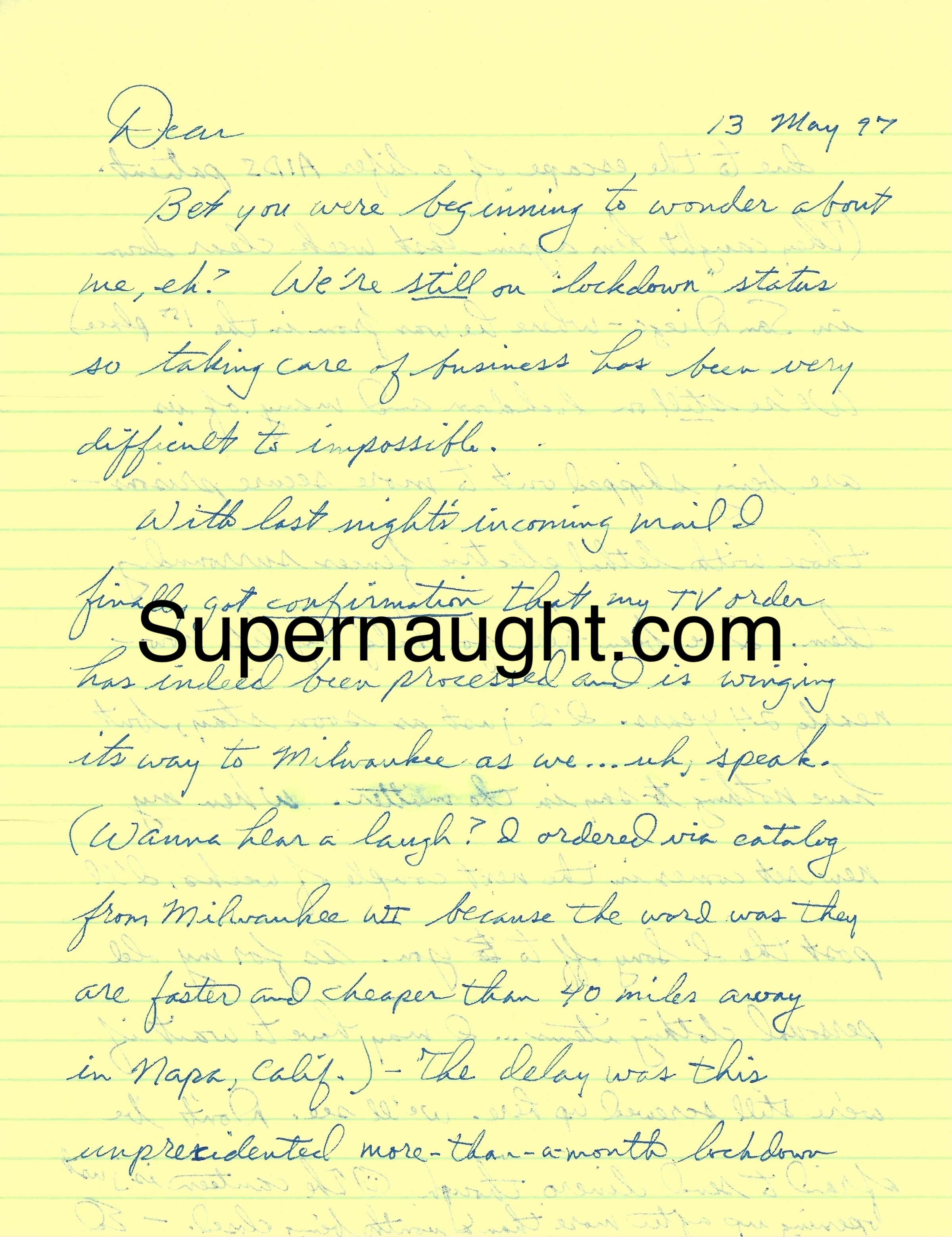 Edmund Kemper Handwritten Letter Signed