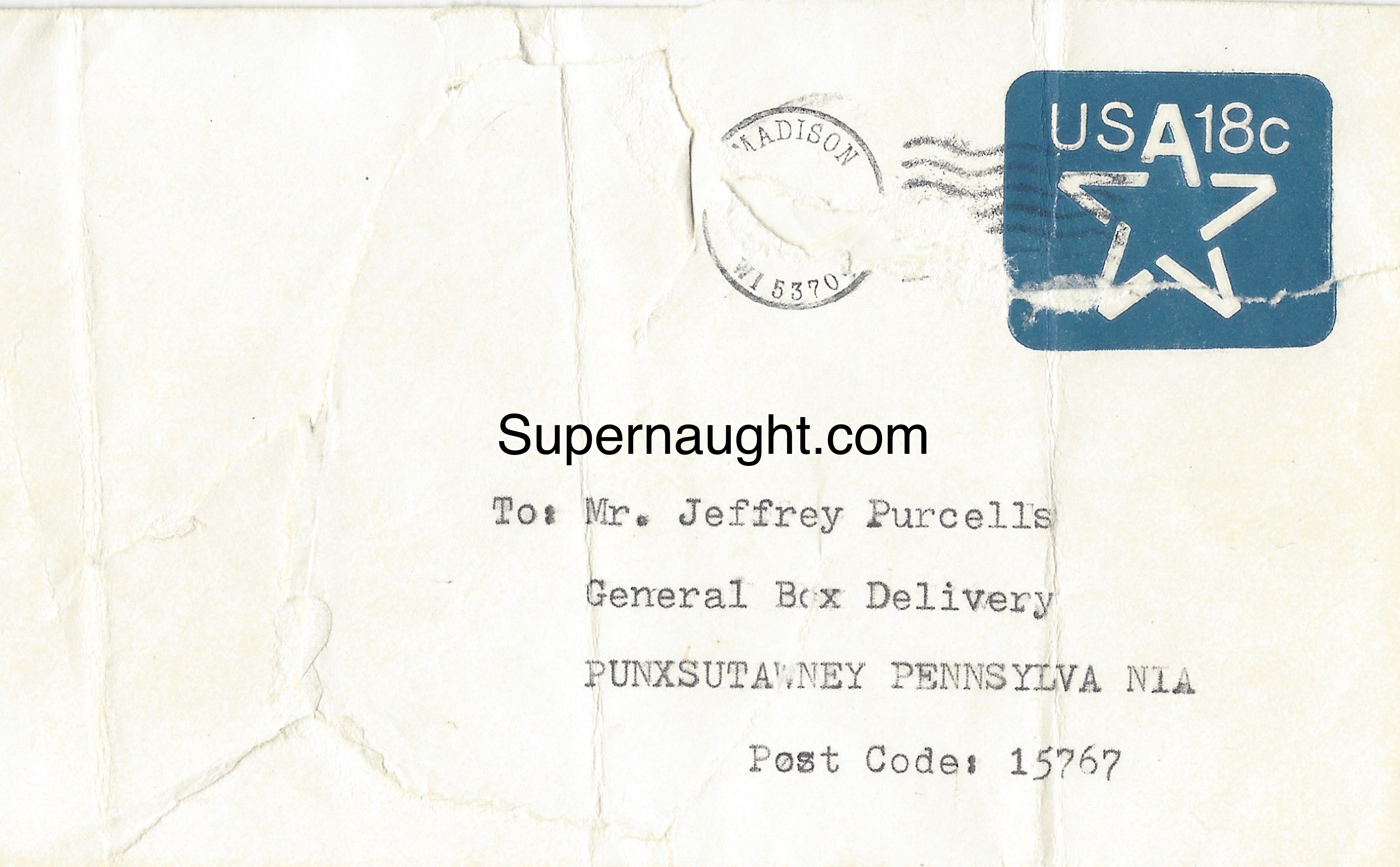 Edward Gein Letter Signed with Envelope Set image 4