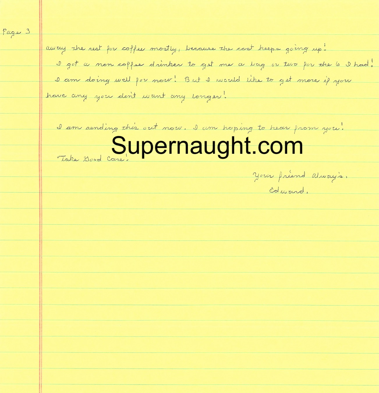 Edward Spreitzer Letter and Envelope Set Both Signed