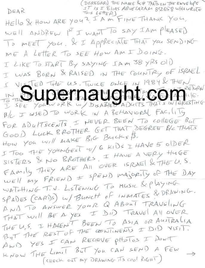 Elias Abuelazam Artwork and Signed Letter image 2