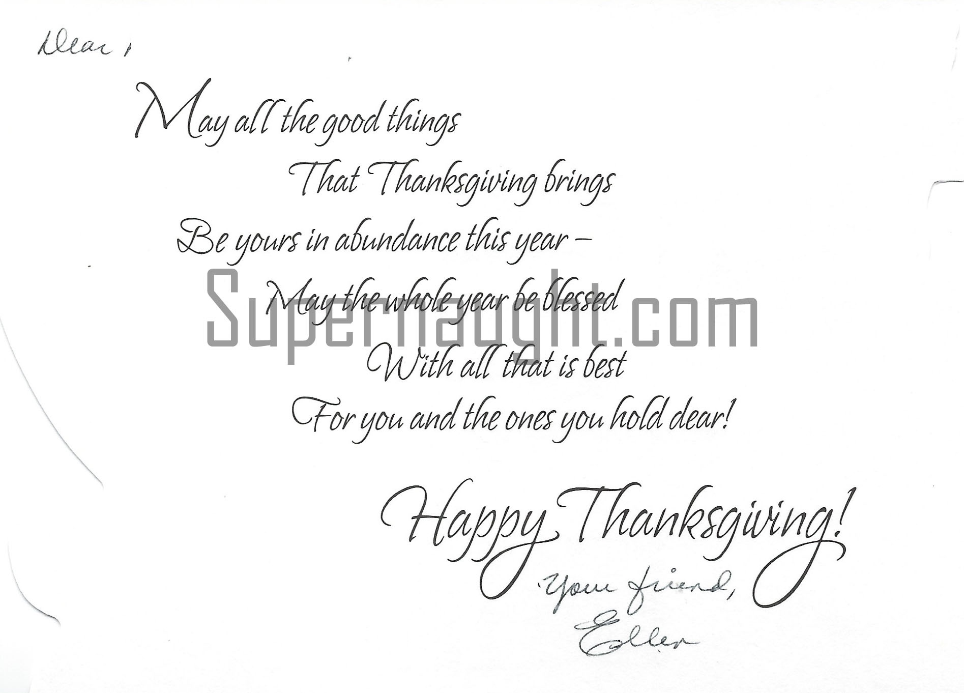 Ellen Boehm Card Letter and Envelope Set Signed image 3
