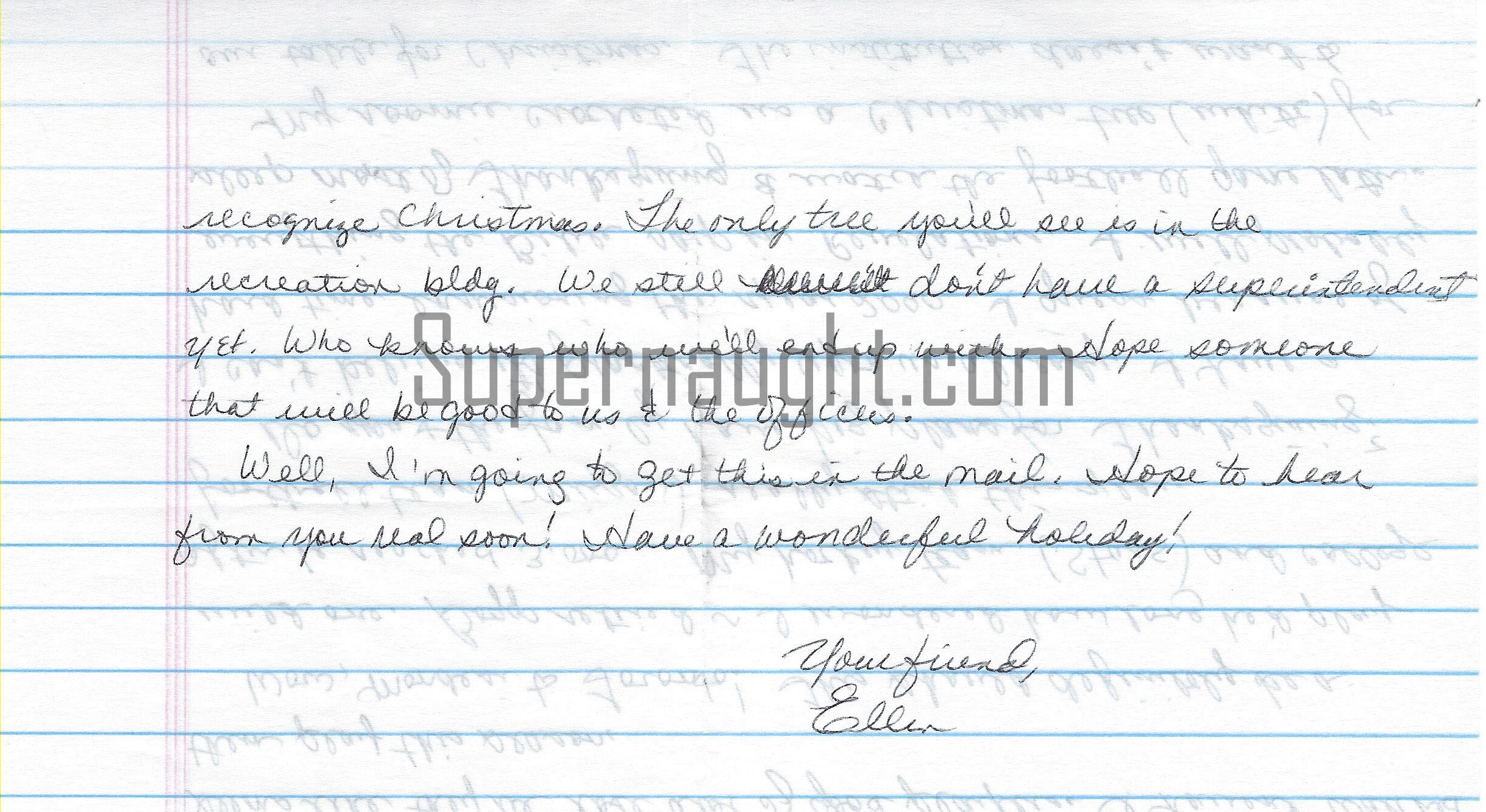 Ellen Boehm Card Letter and Envelope Set Signed image 4