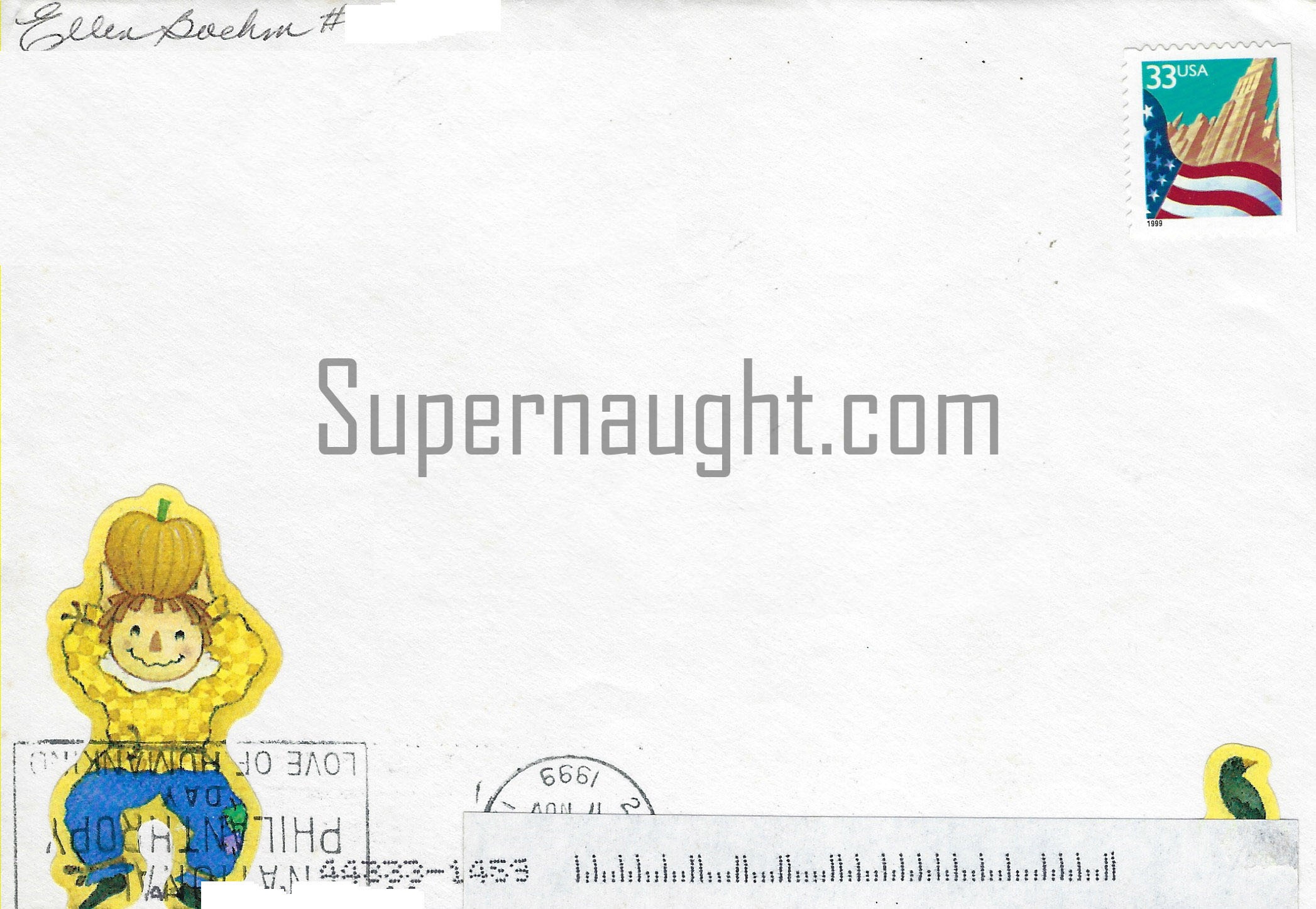 Ellen Boehm Card Letter and Envelope Set Signed image 5