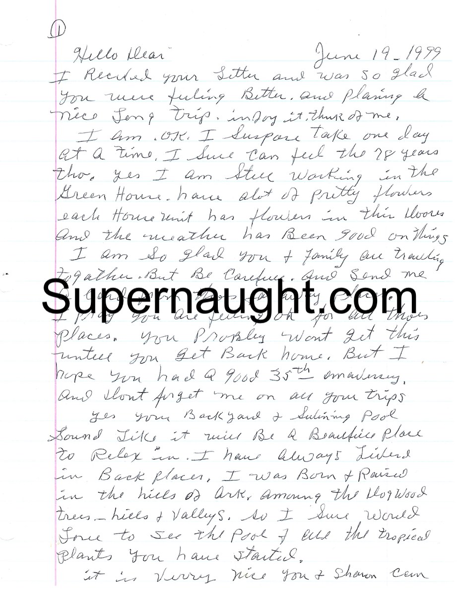 Faye Copeland Letter and Envelope Set Both Signed