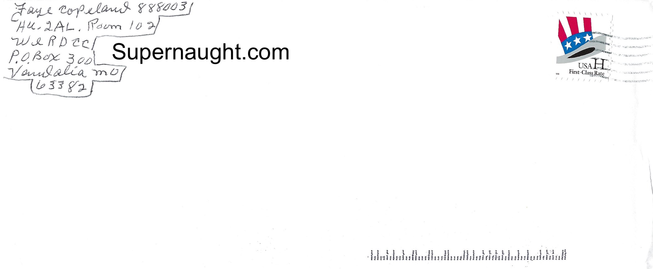 Faye Copeland Letter and Envelope Set Both Signed image 3