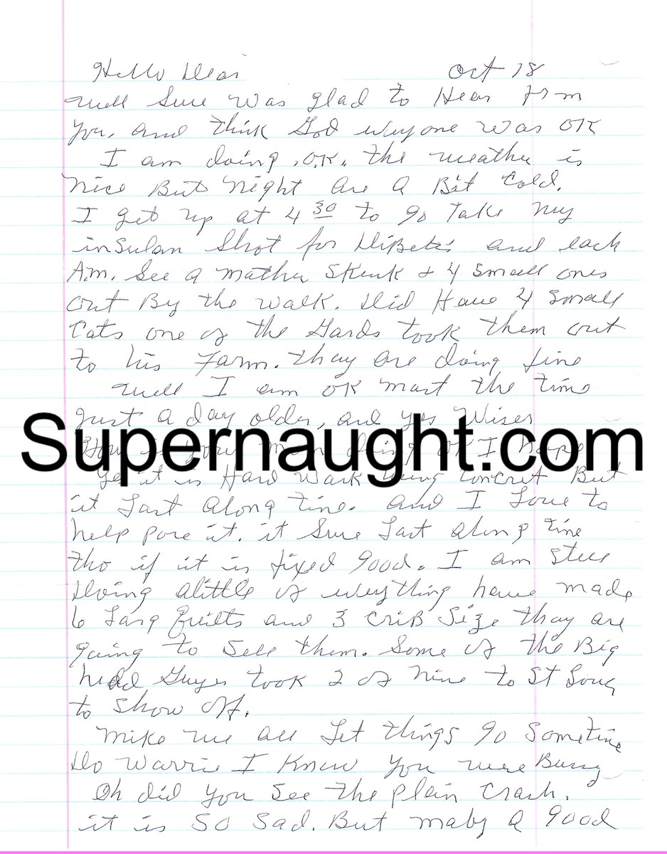 Faye Copeland Two Page Letter and Envelope Set Both Signed