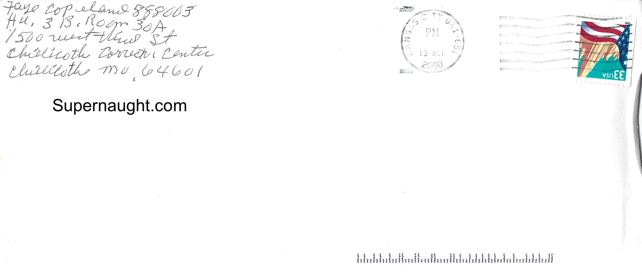 Faye Copeland Two Page Letter and Envelope Set Both Signed image 3