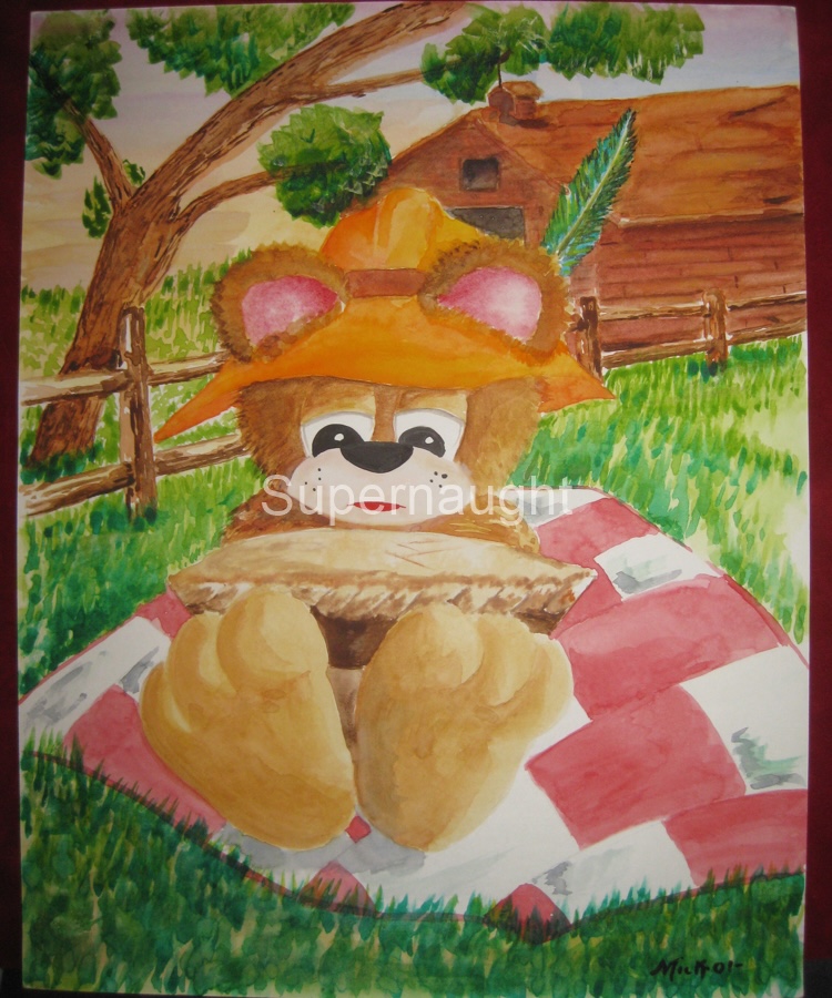 Ferril Mickens Picnic Bear Artwork