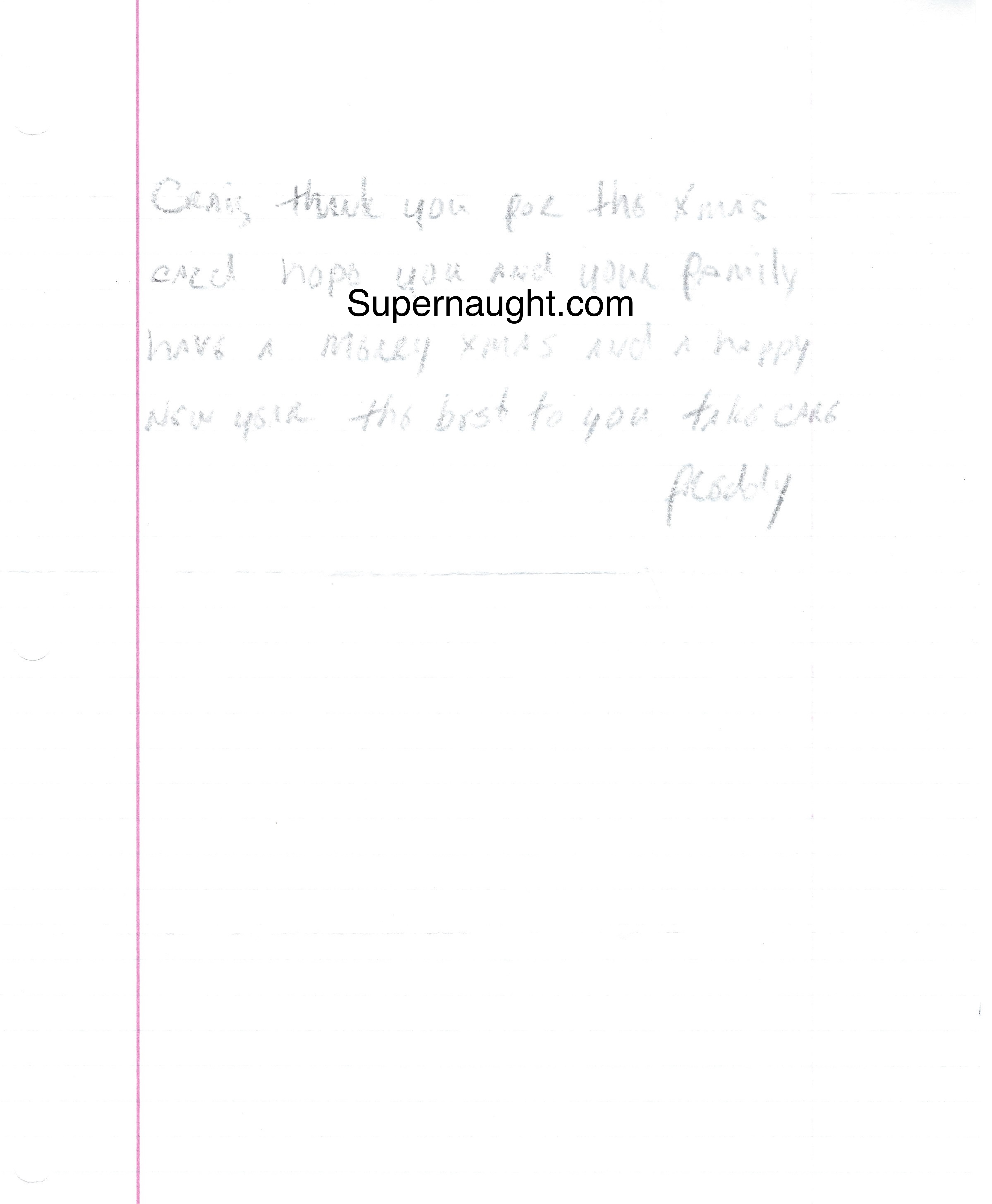 Fotios Geas Letter and Envelope Both Signed