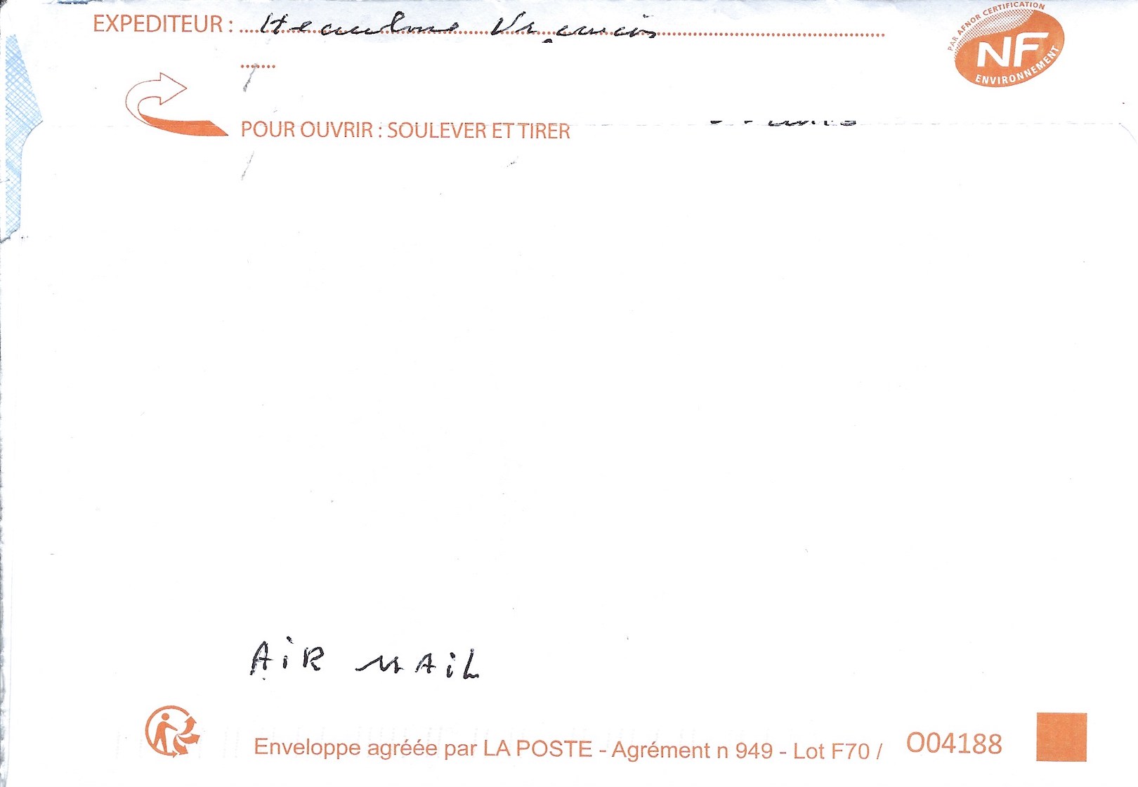 Francis Heaulme Letter and Envelope Set Both Signed FOUR Times image 3