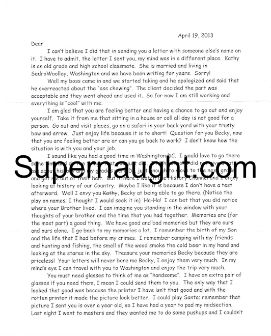 Francis Nemechek Letter and Envelope Set Both Signed