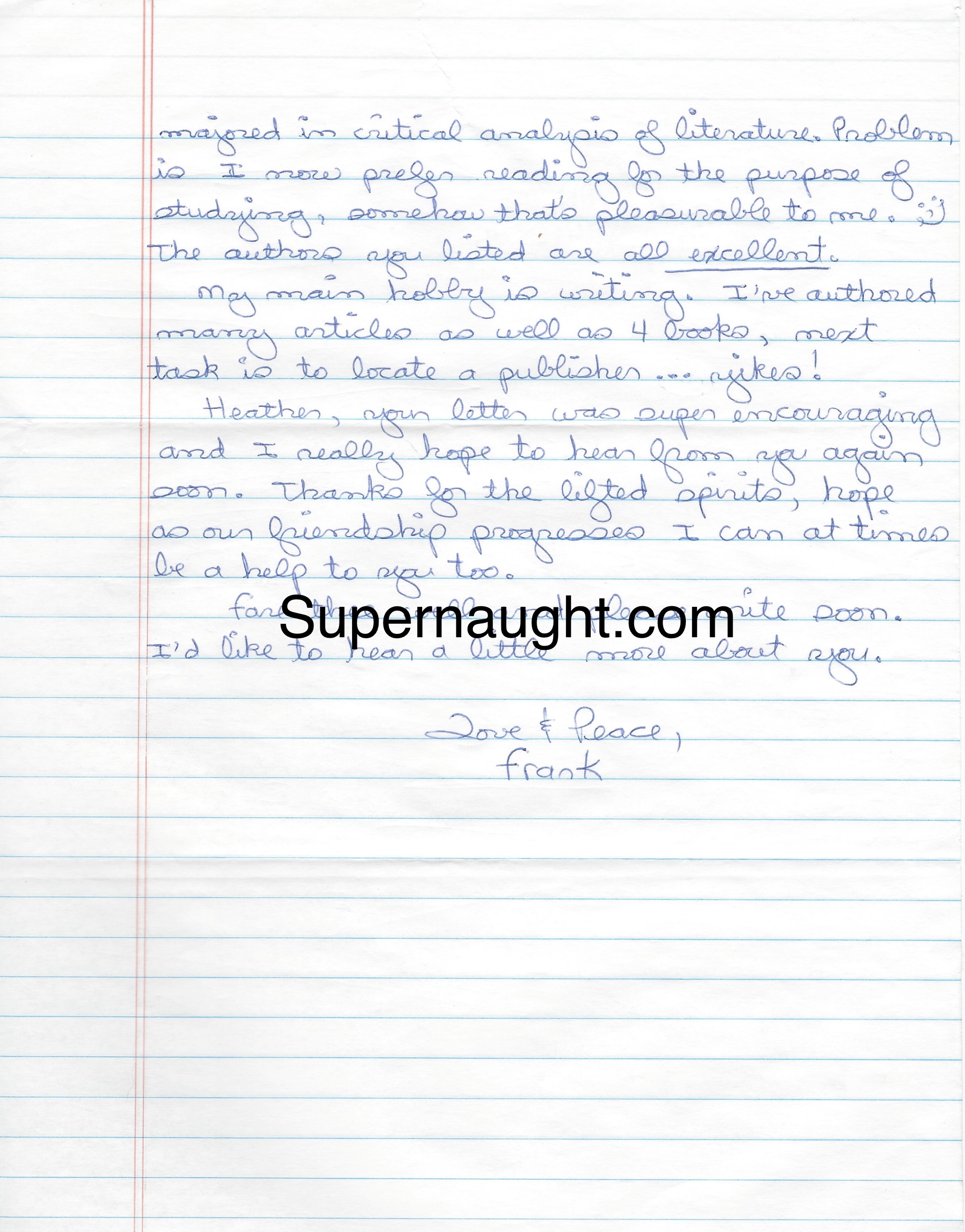 Frank Atwood Three Page Letter And Envelope Set Both Signed