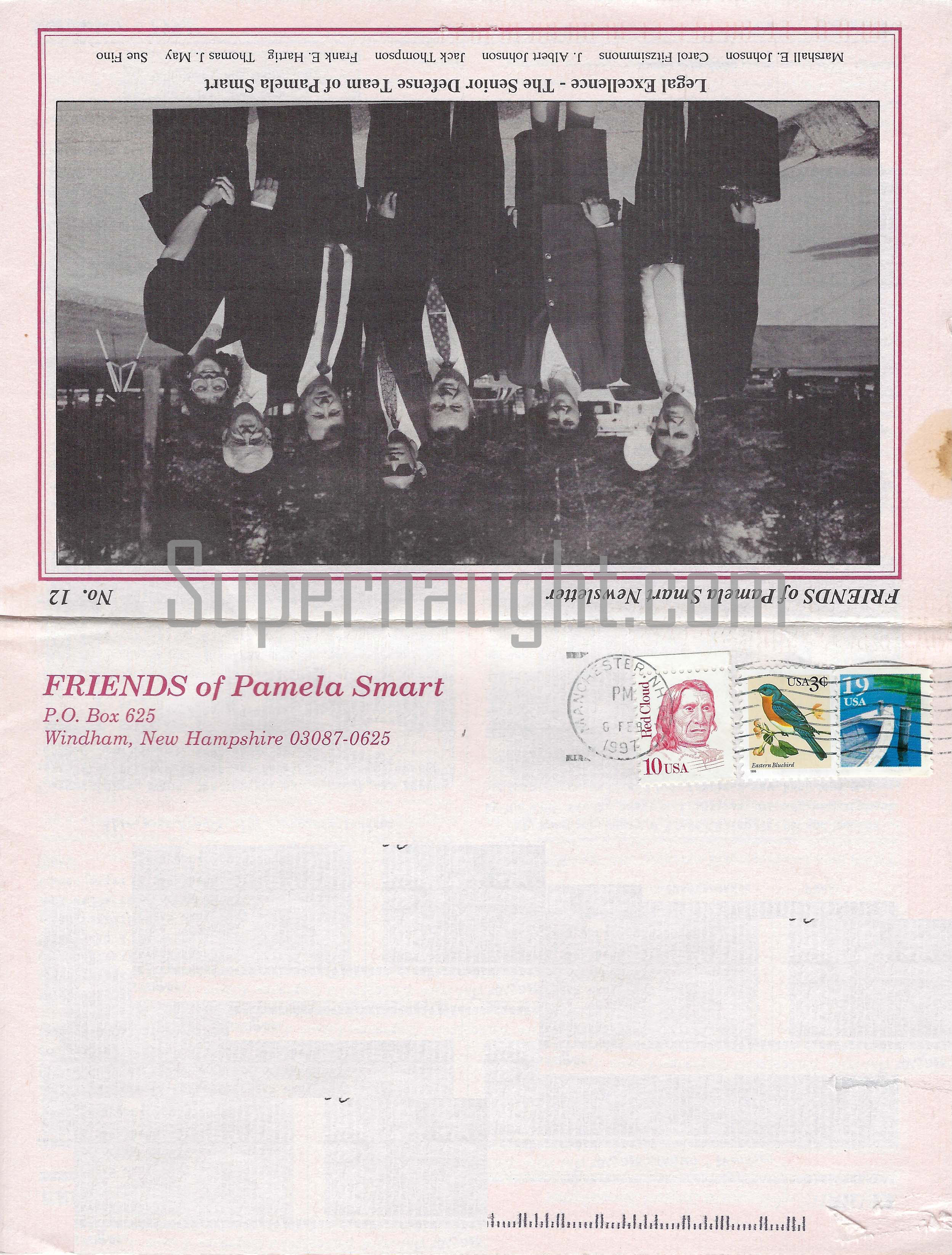 Friends of Pamela Smart Newsletter Fall 1992 #12