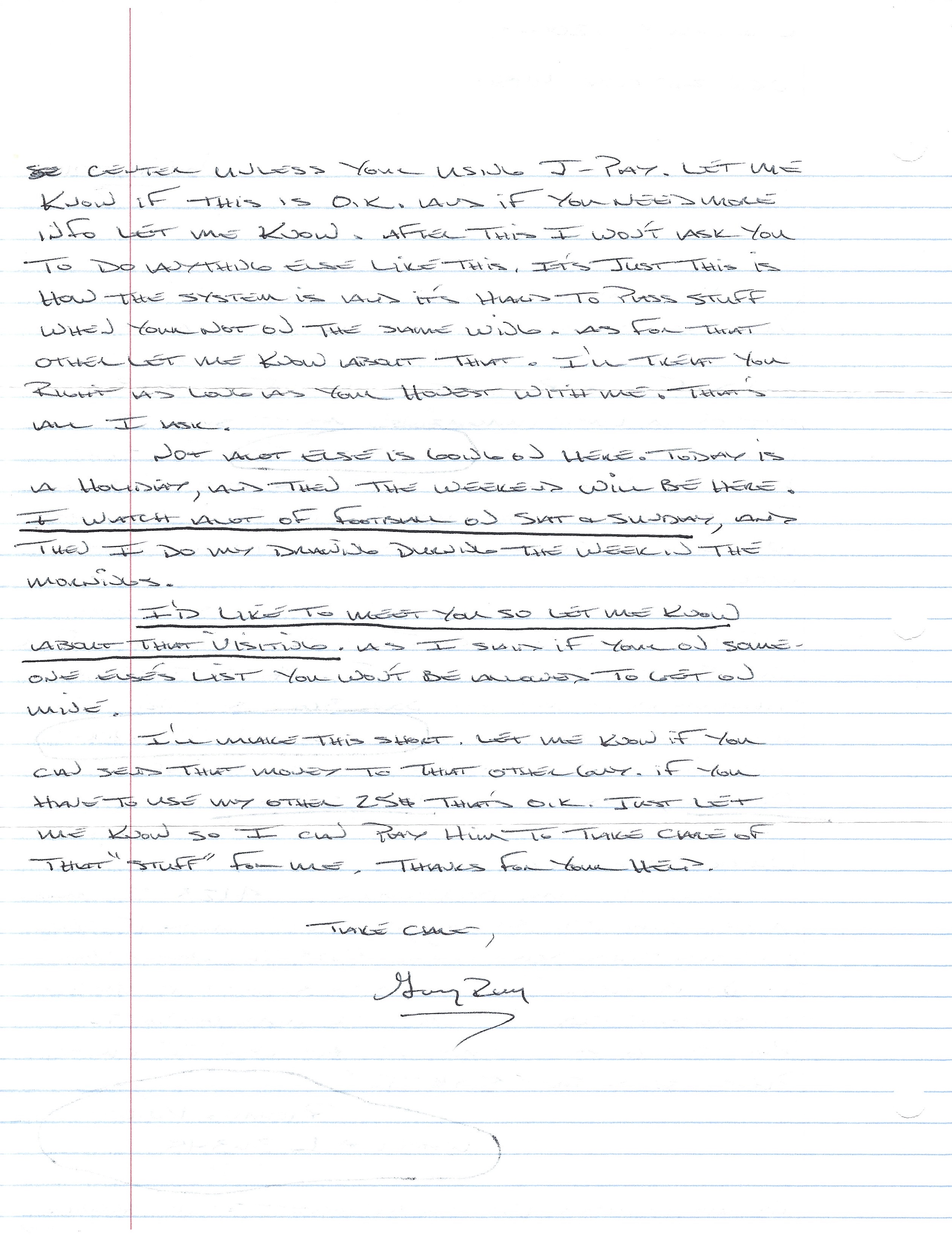 Gary Bowles Letter and Envelope Set Both Signed