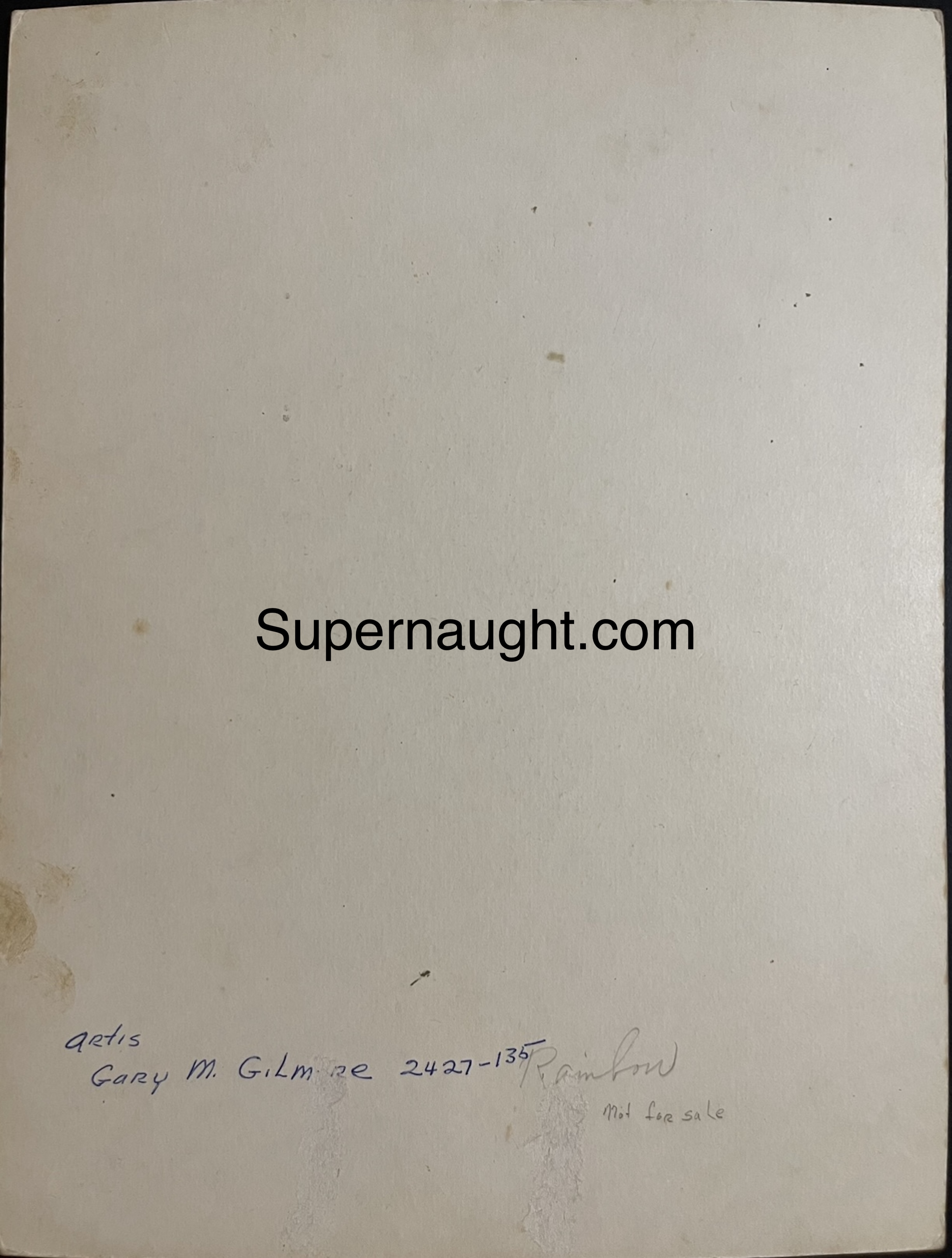 Gary Gilmore Signed Painting with Fingerprints image 2