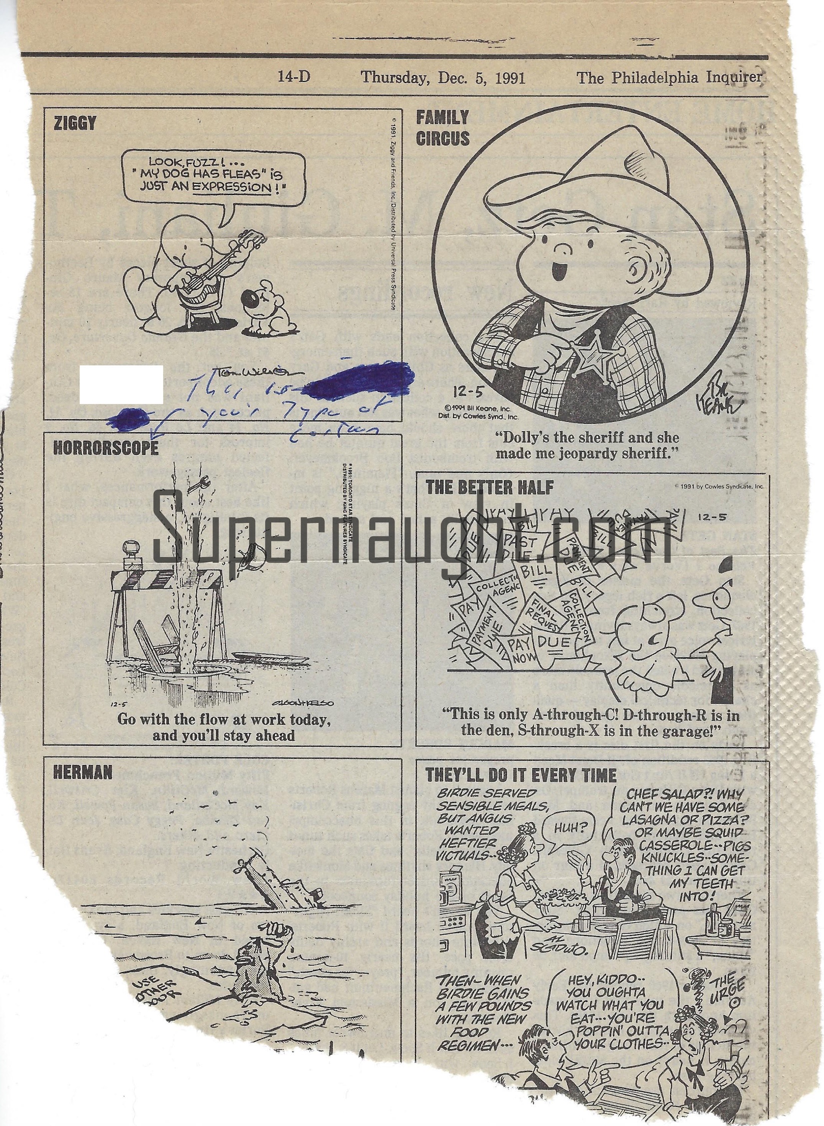 Gary Heidnik Photo Signed with Notated Newspaper Article image 2